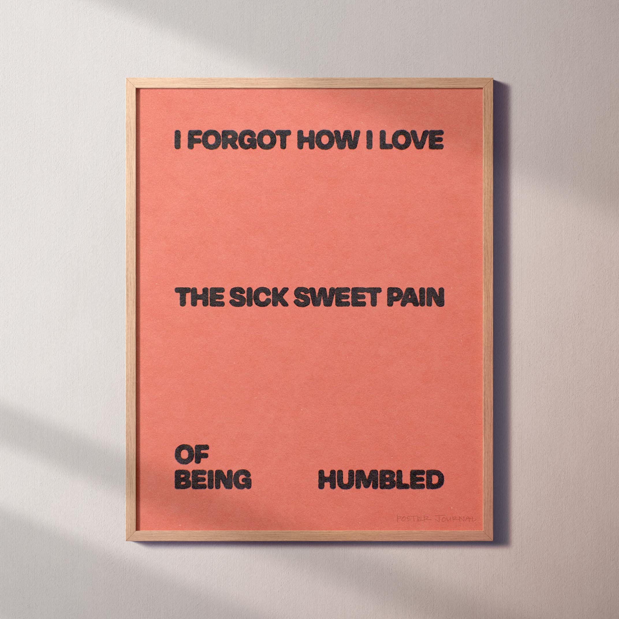 HUMBLED PRINT