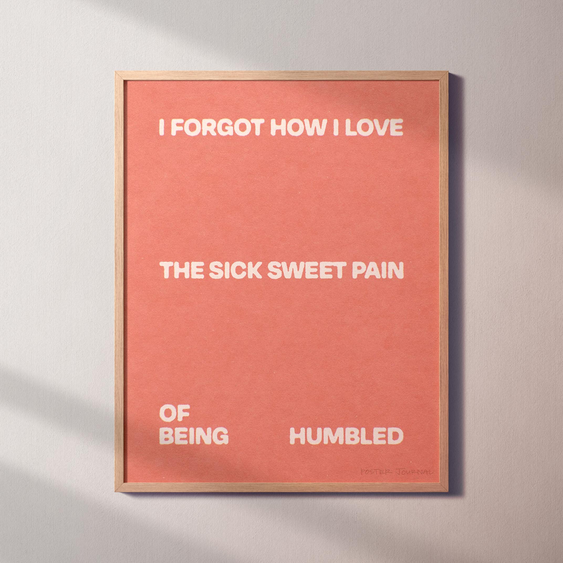 HUMBLED PRINT