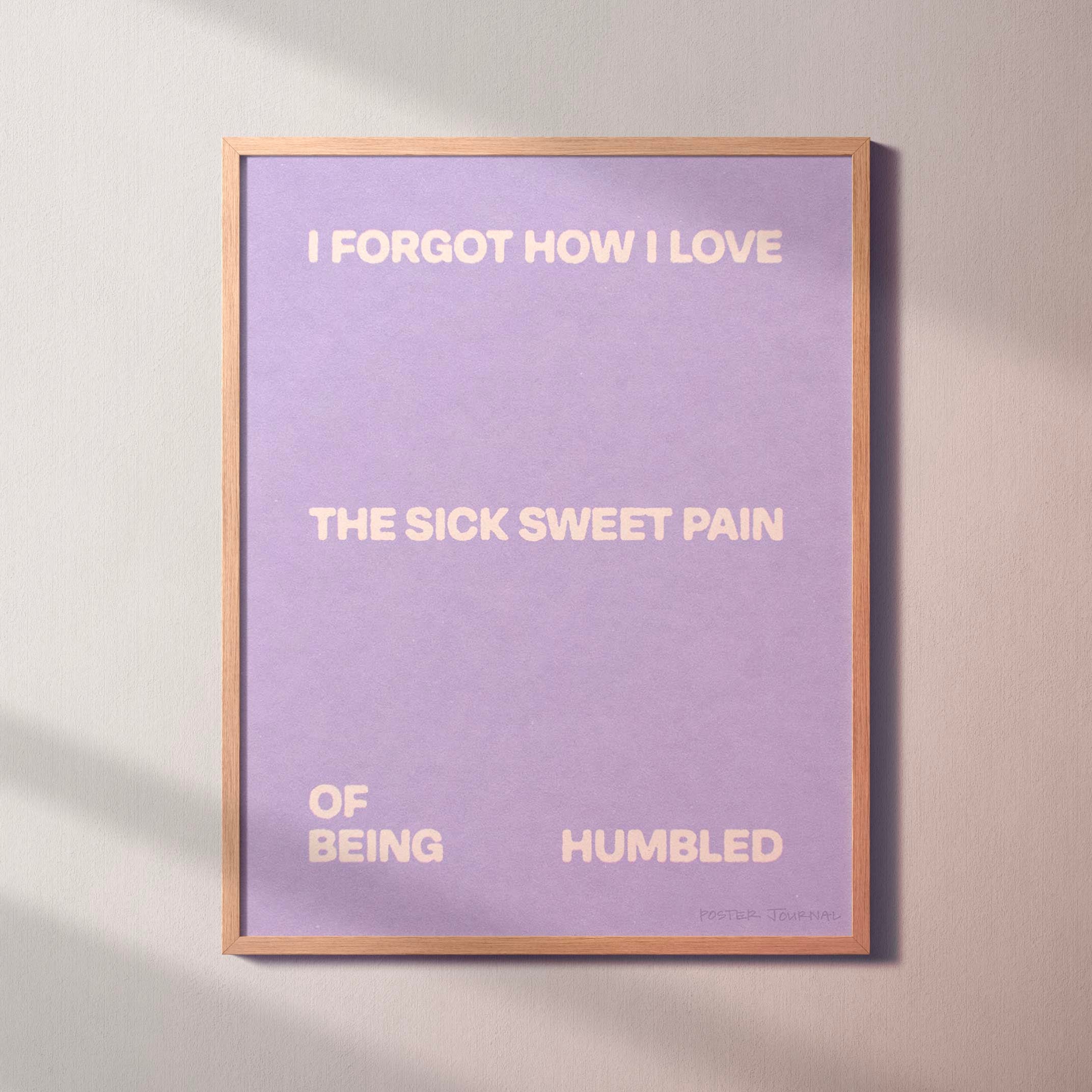 HUMBLED PRINT