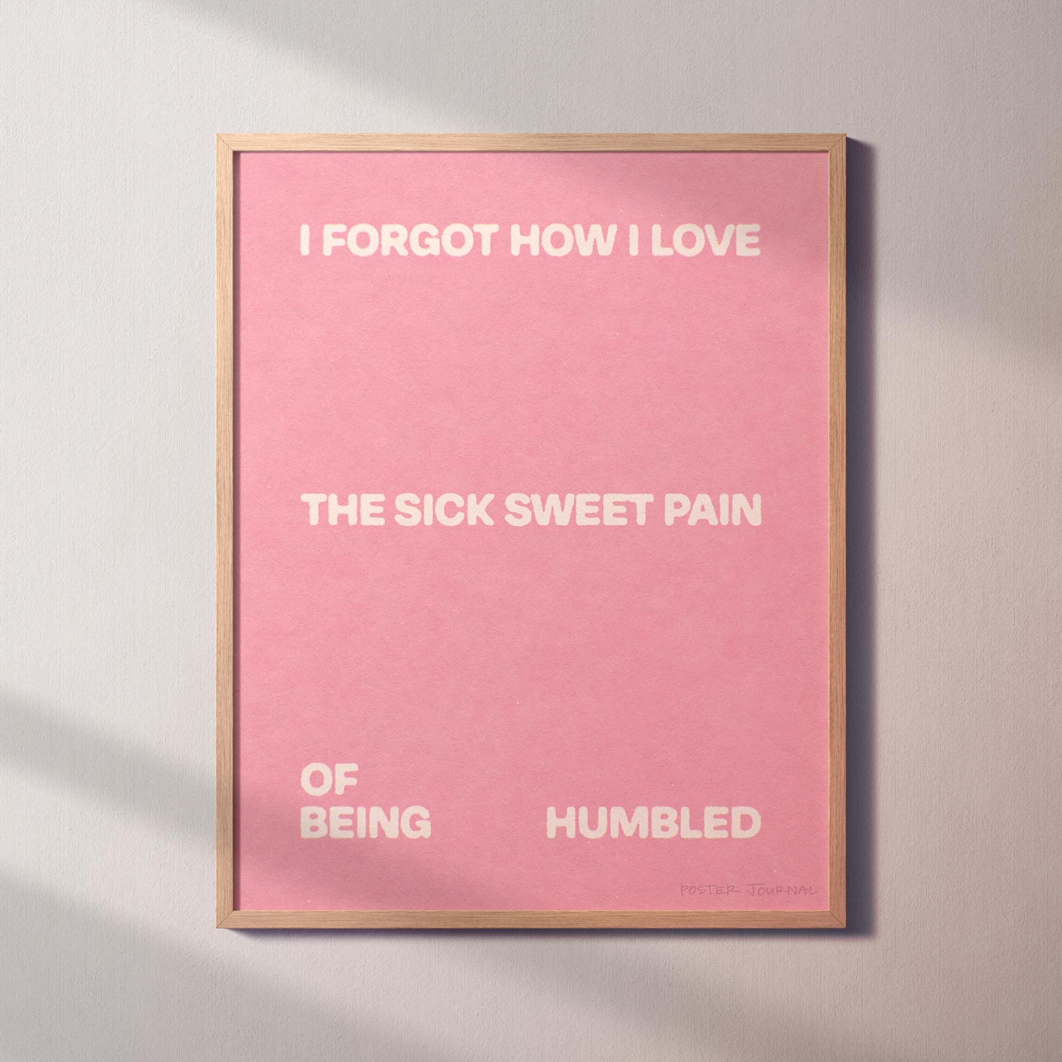 HUMBLED PRINT