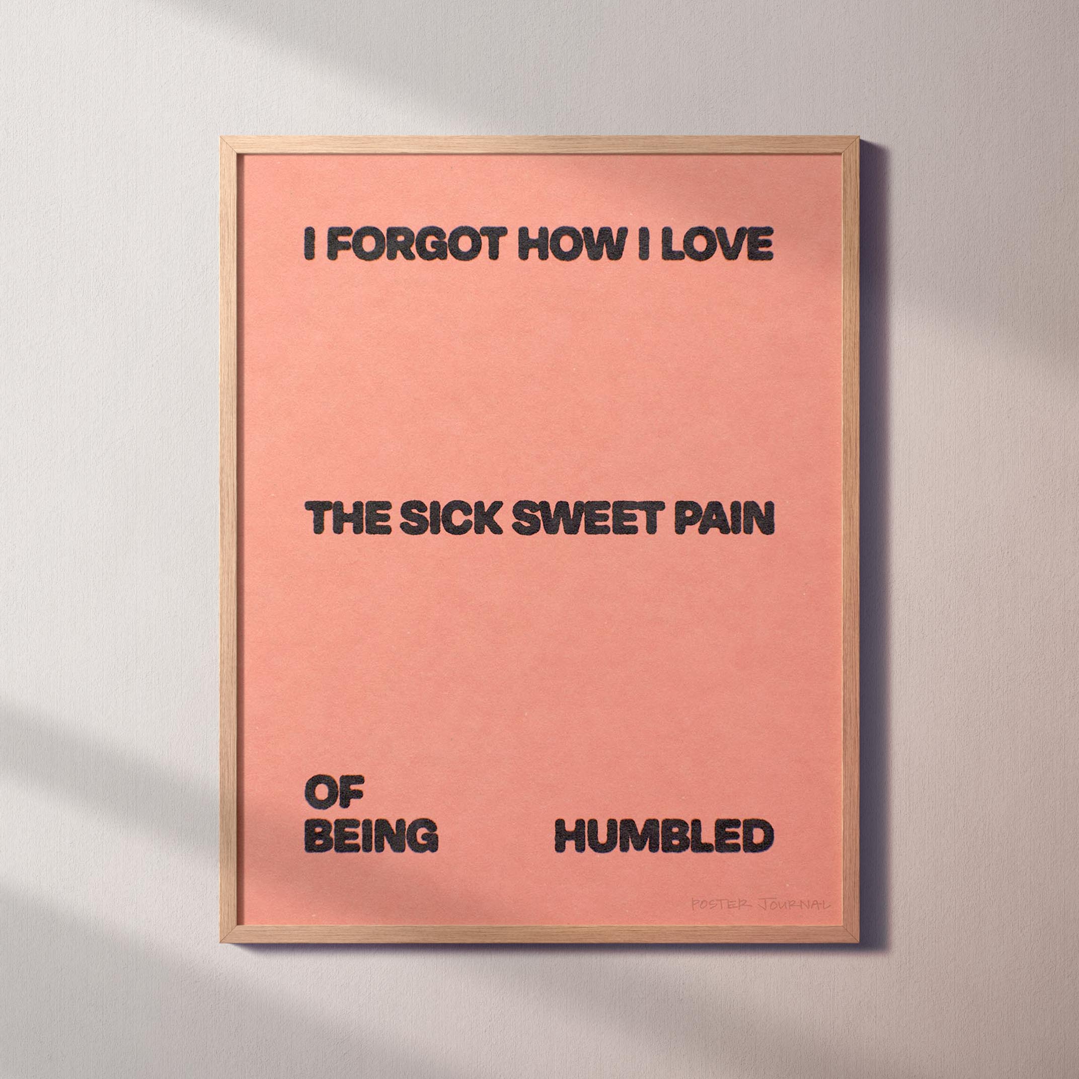 HUMBLED PRINT