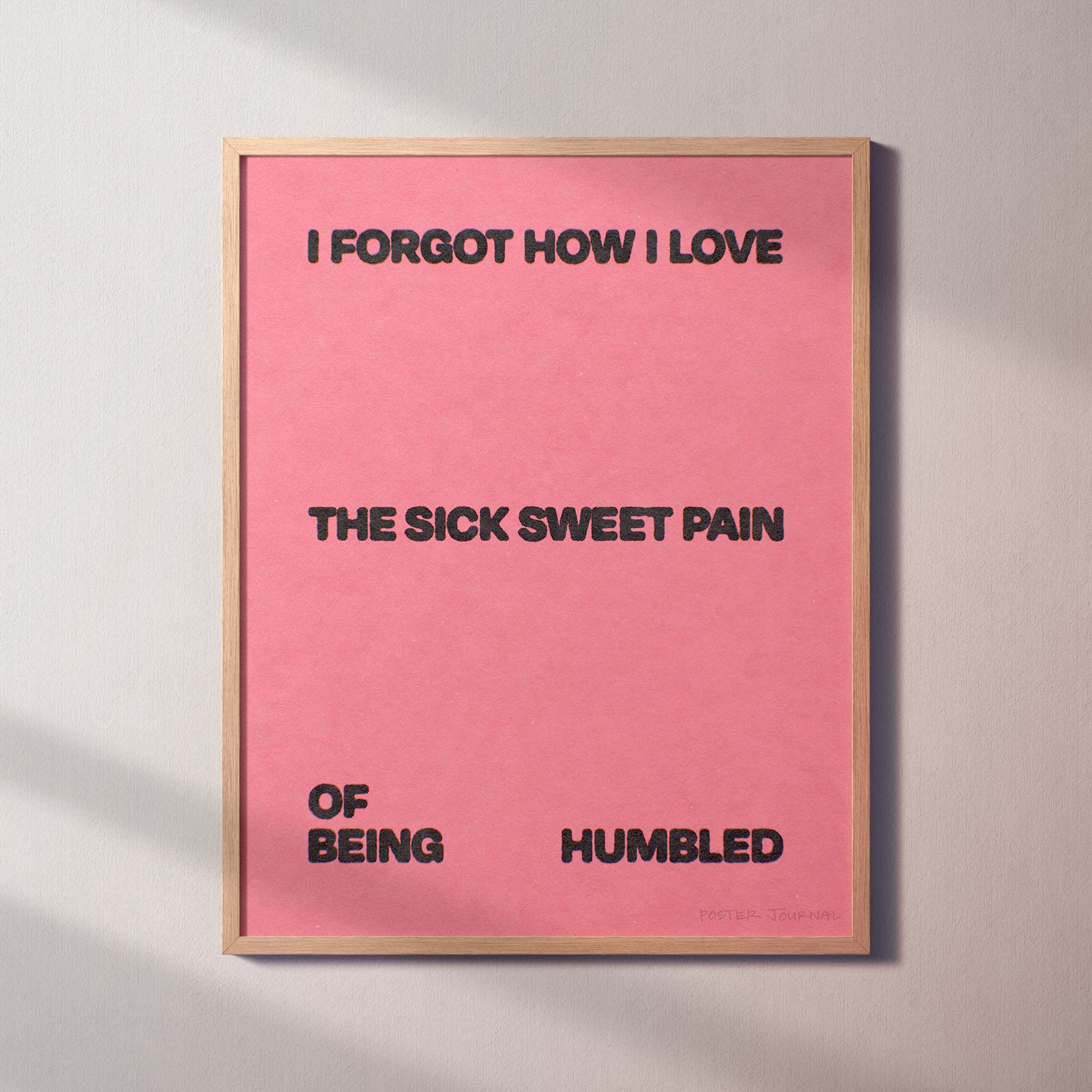HUMBLED PRINT