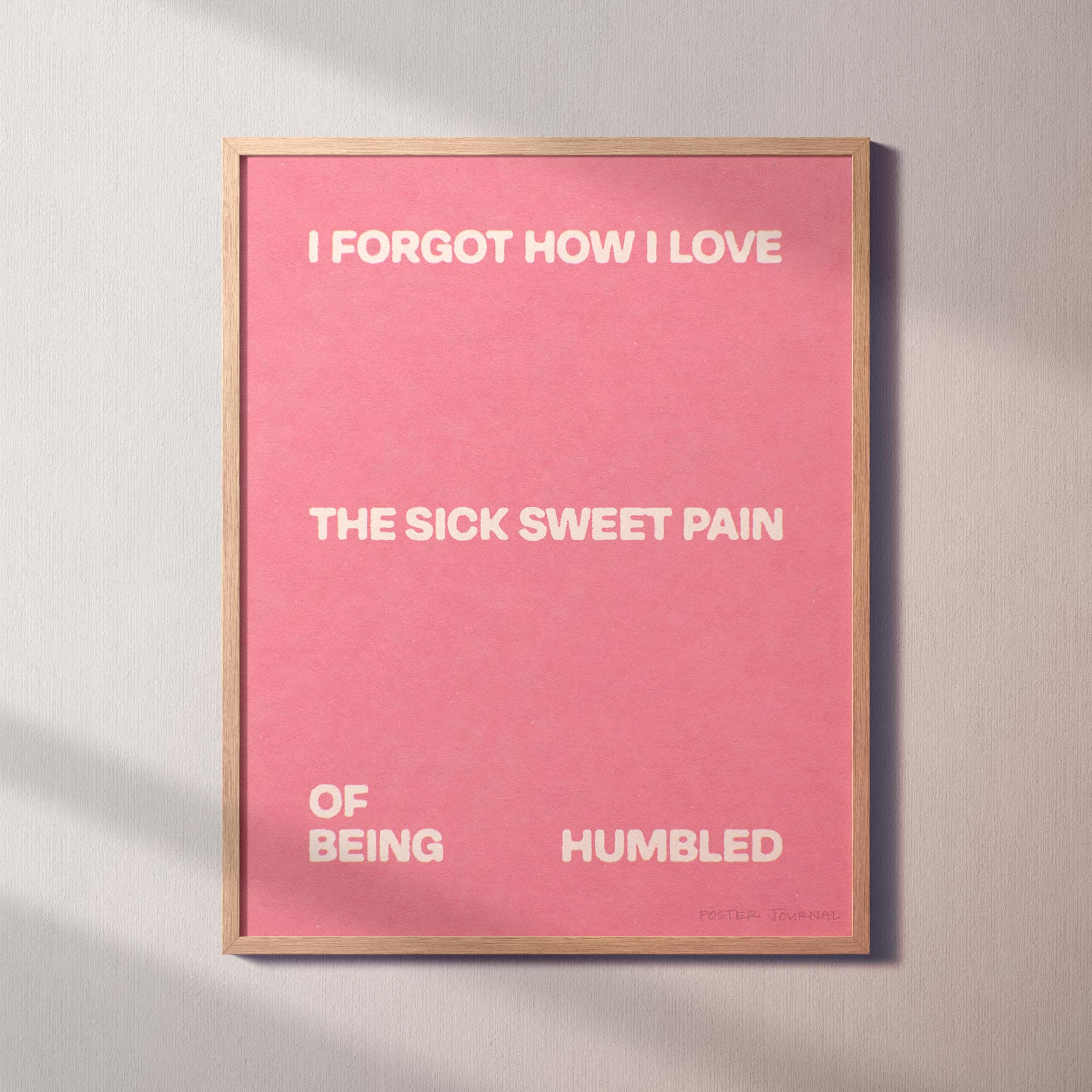 HUMBLED PRINT