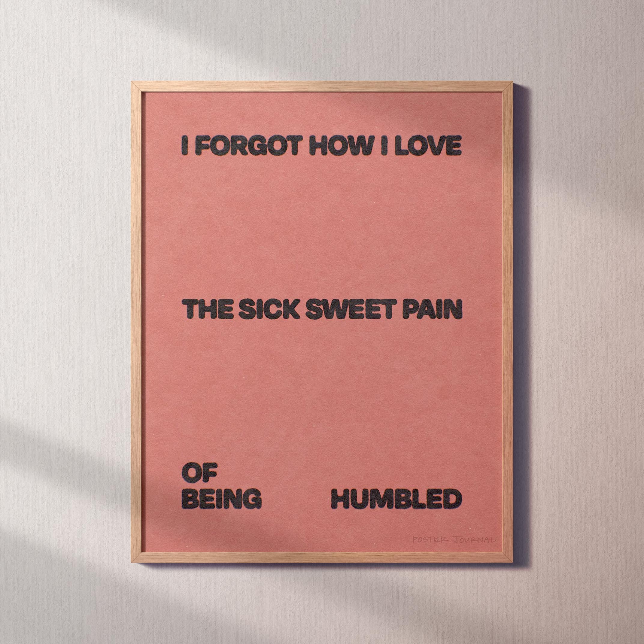 HUMBLED PRINT
