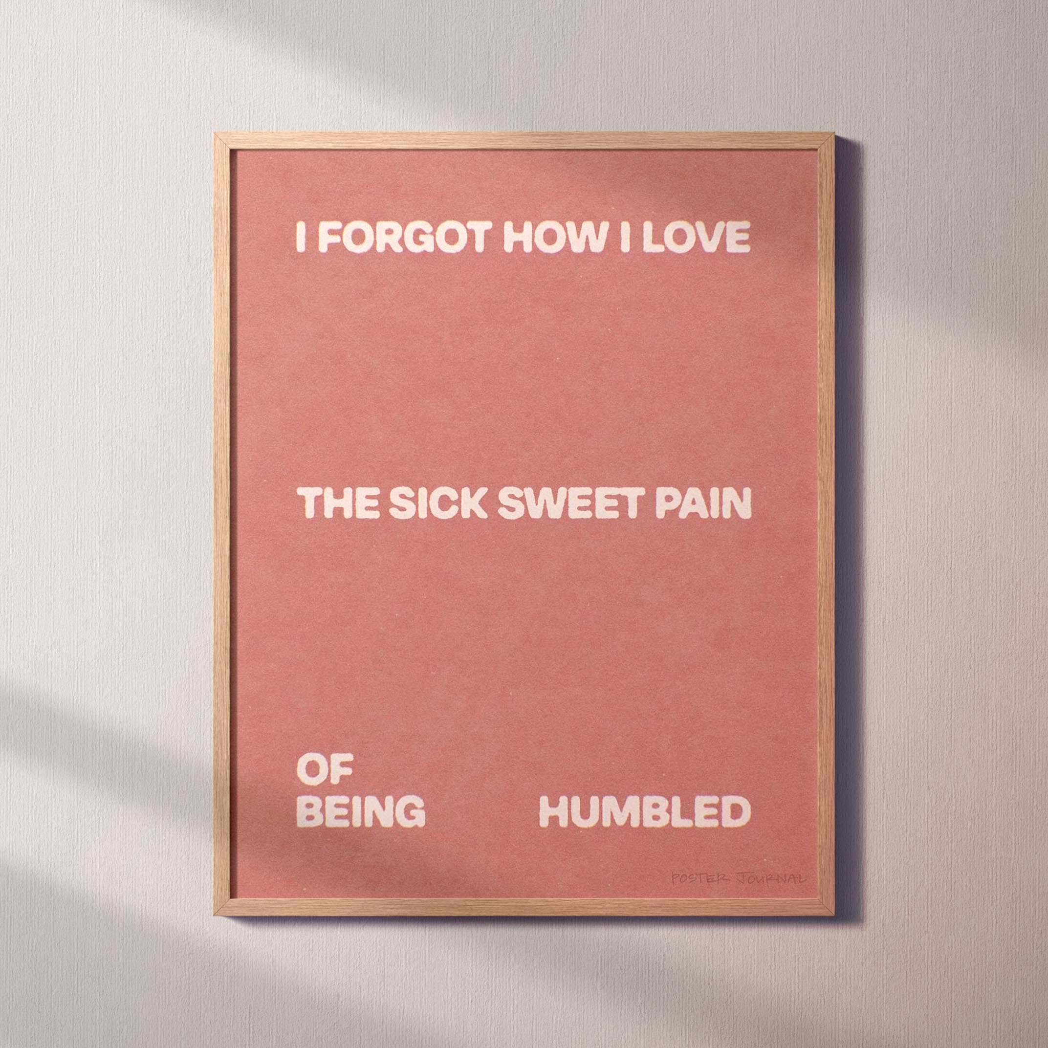 HUMBLED PRINT