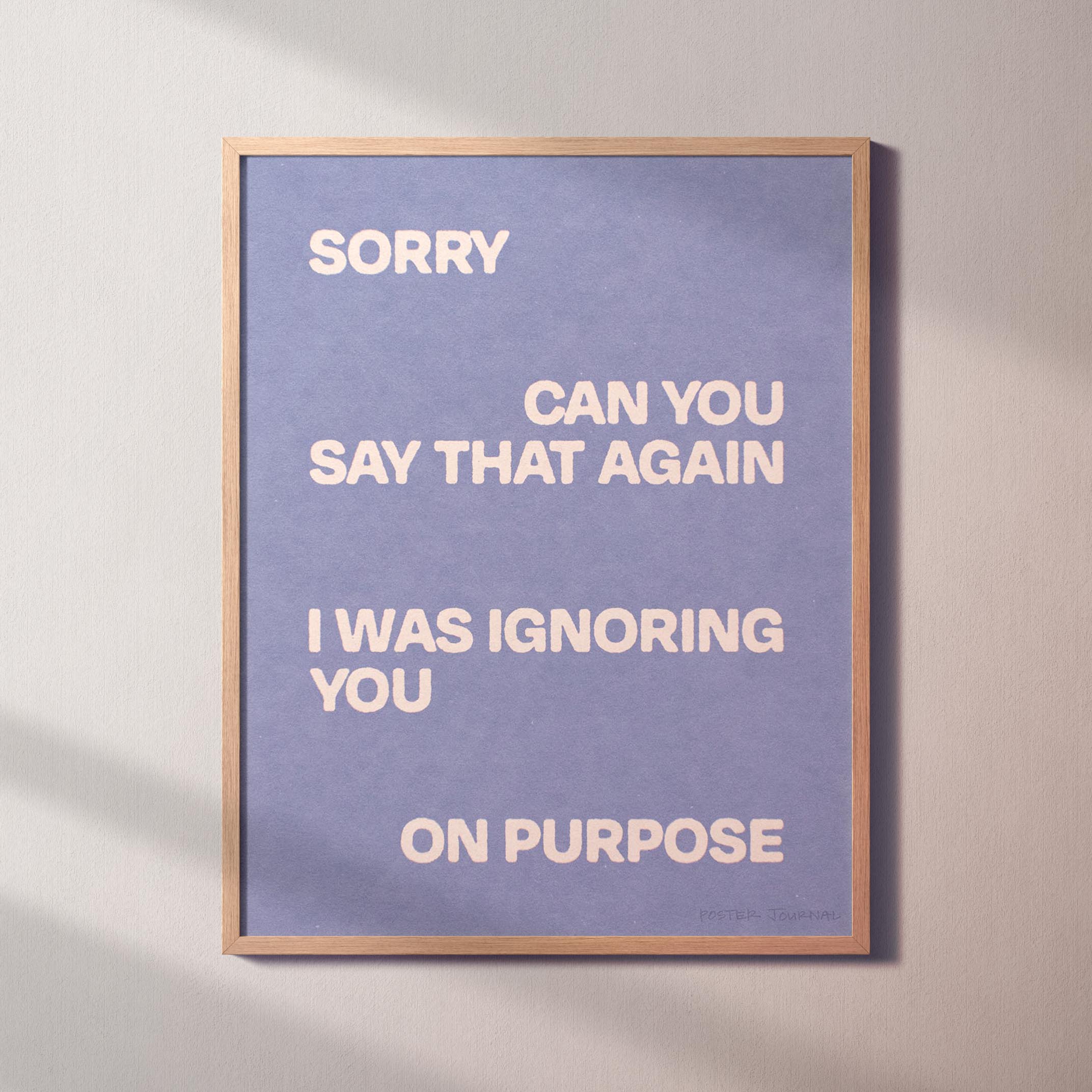 IGNORING PRINT