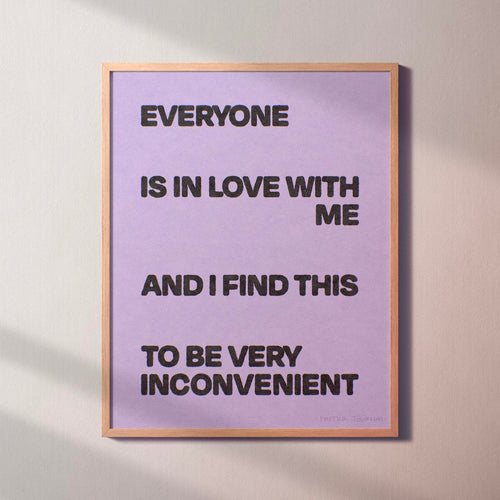 INCONVENIENT PRINT