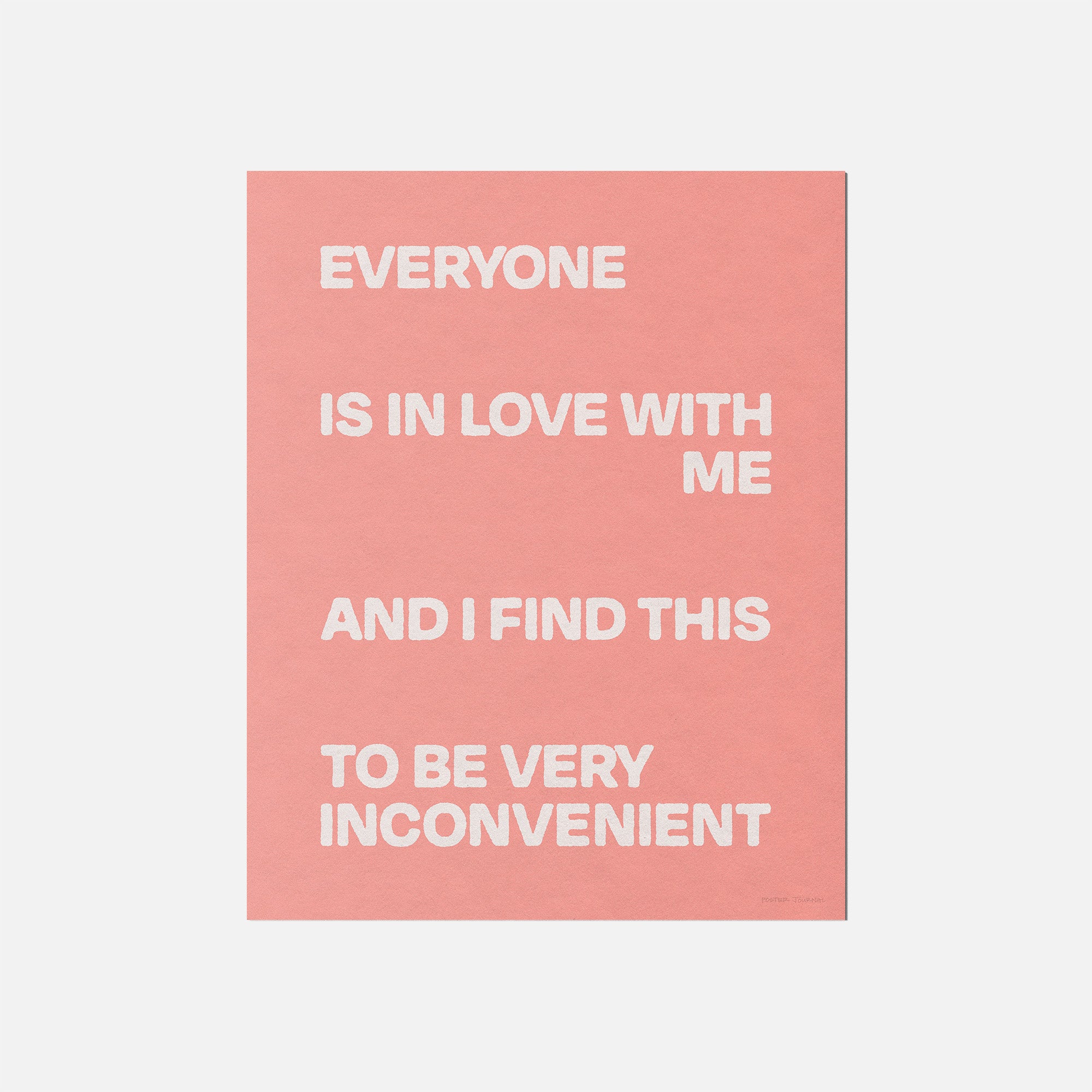 INCONVENIENT PRINT