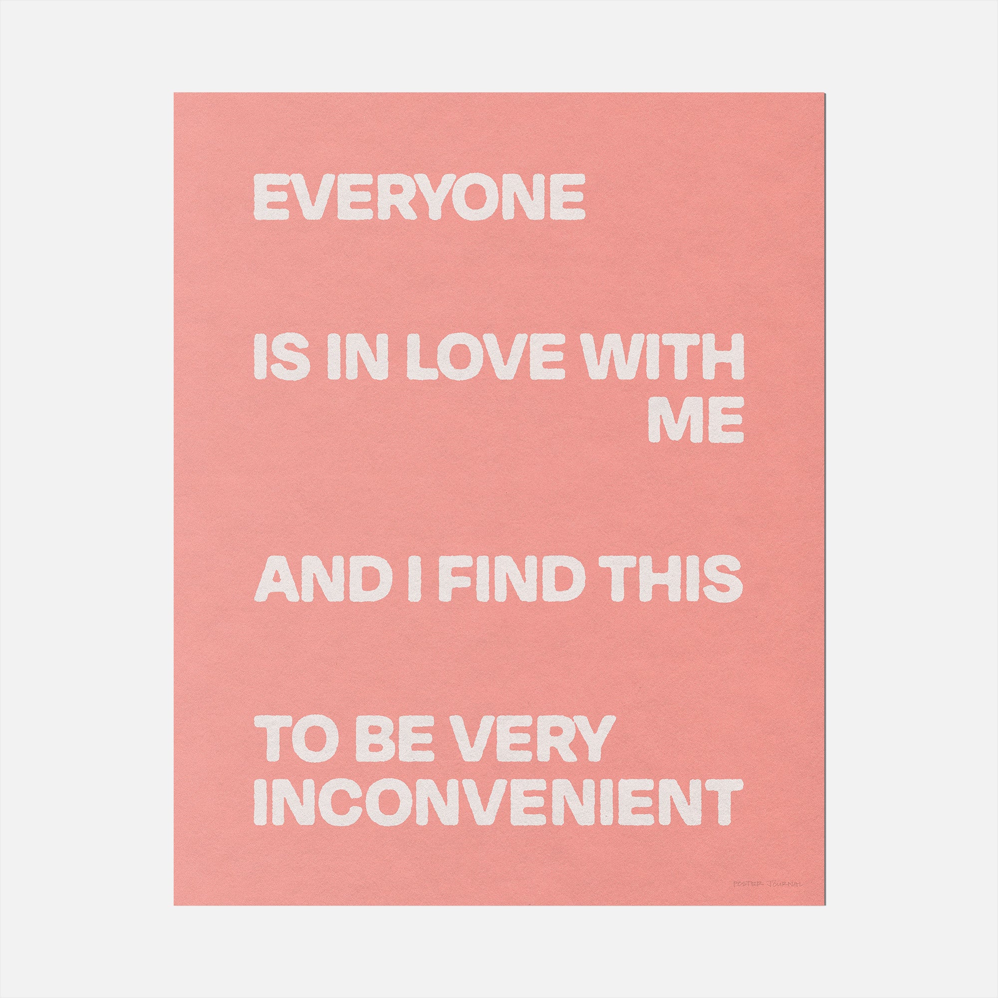INCONVENIENT PRINT