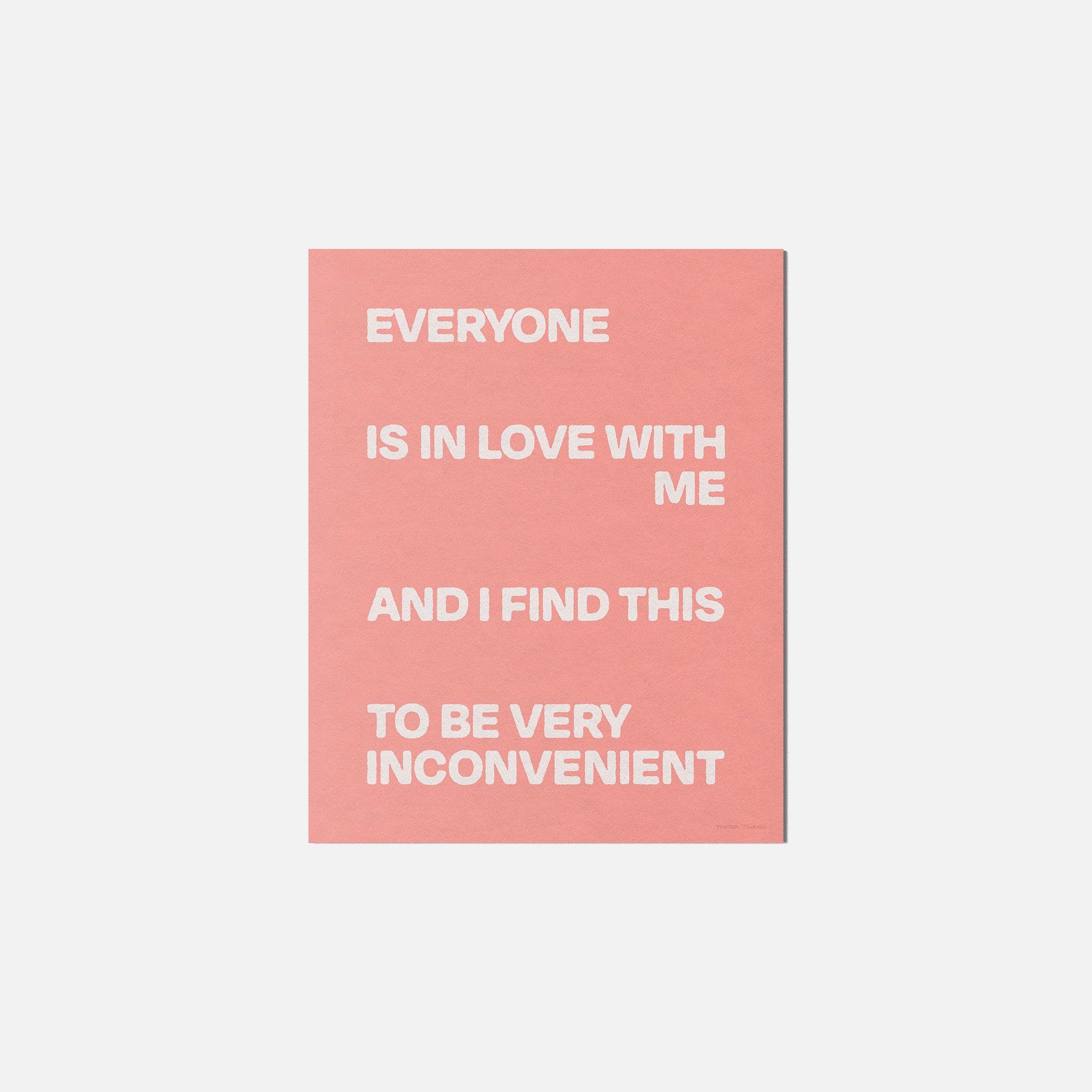 INCONVENIENT PRINT