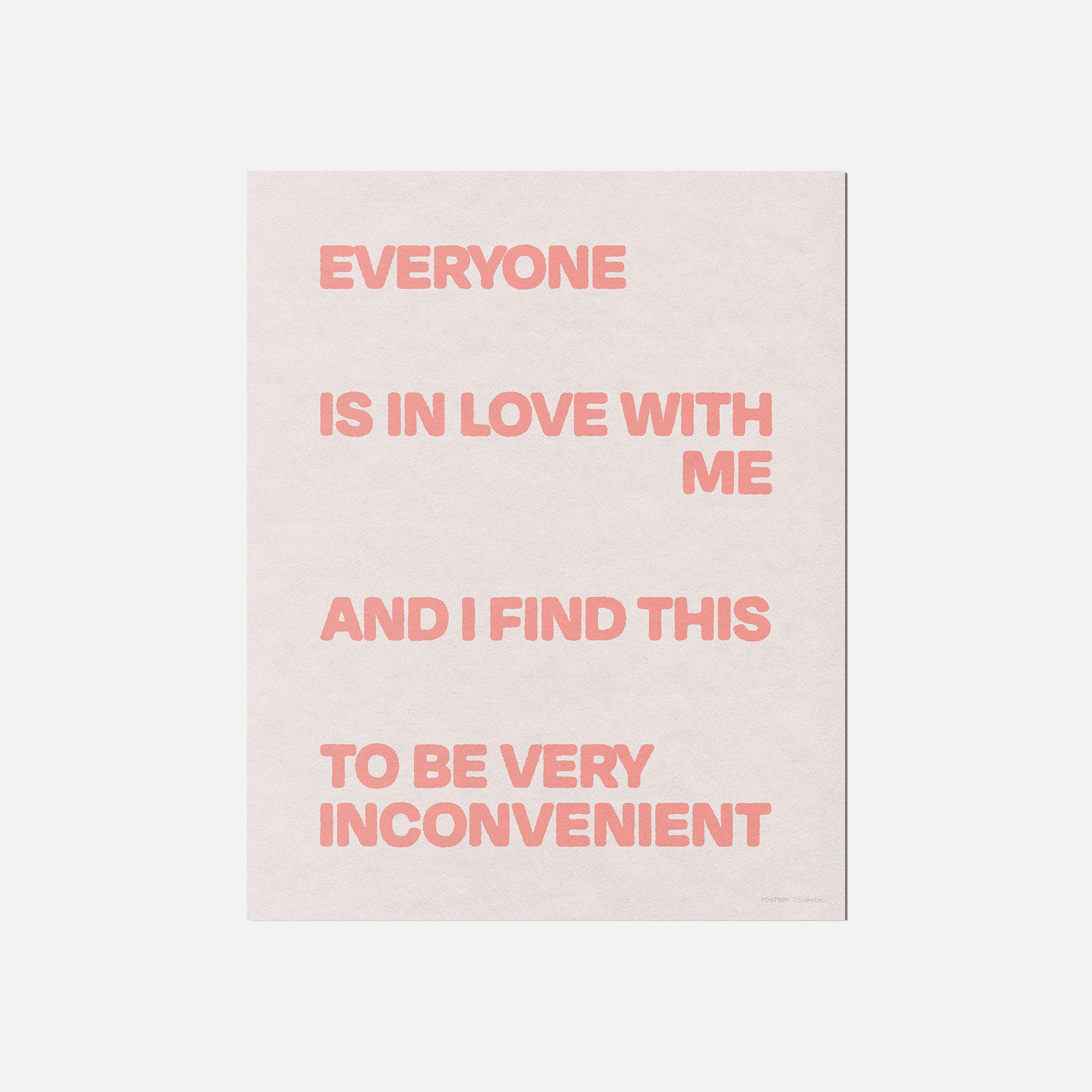 INCONVENIENT PRINT