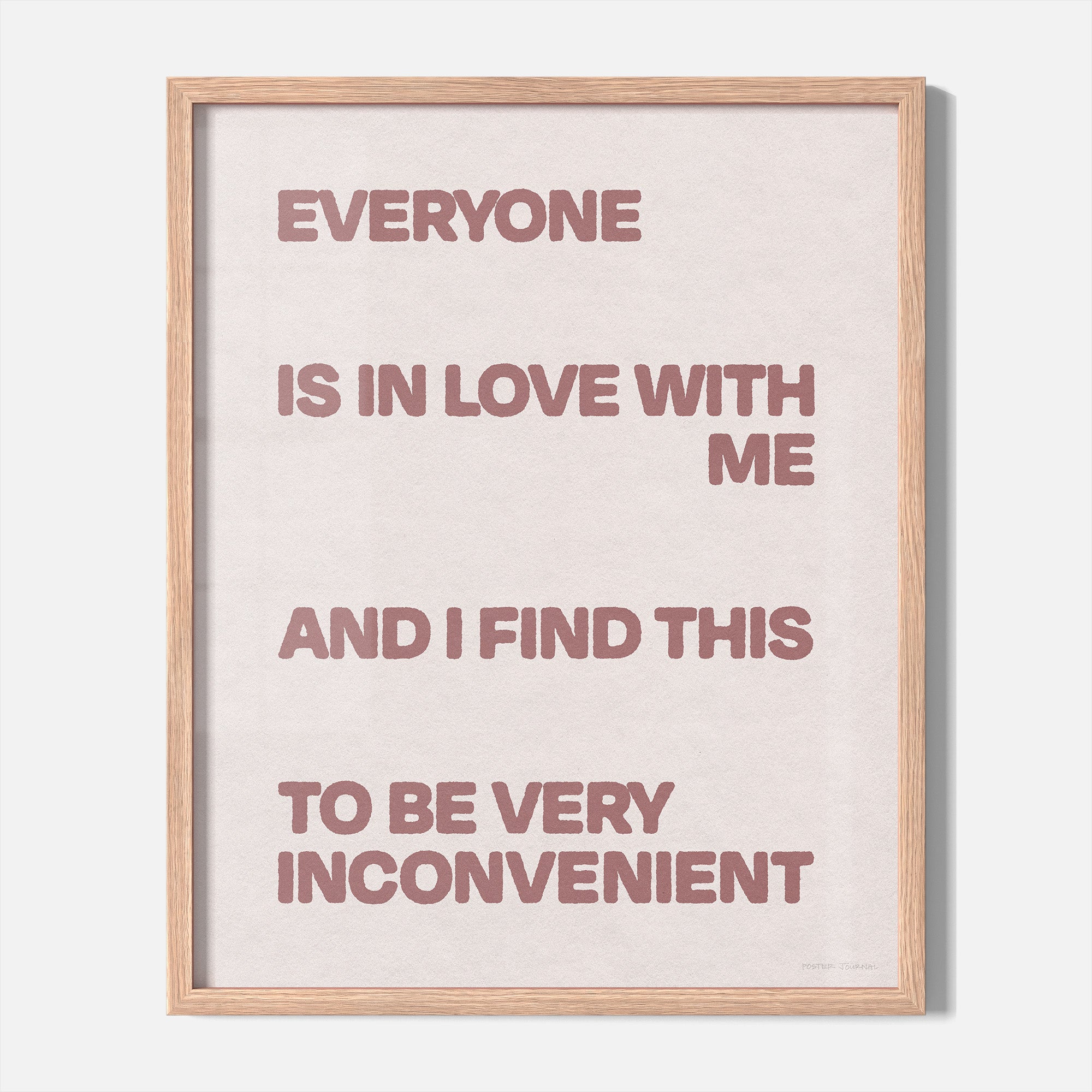 INCONVENIENT PRINT