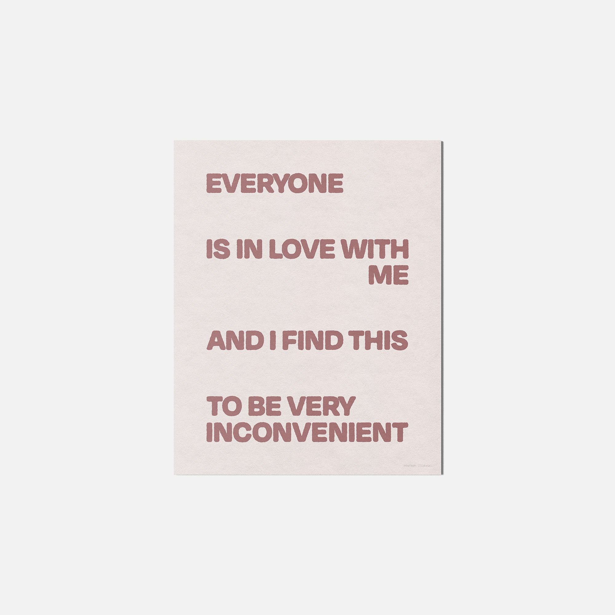 INCONVENIENT PRINT