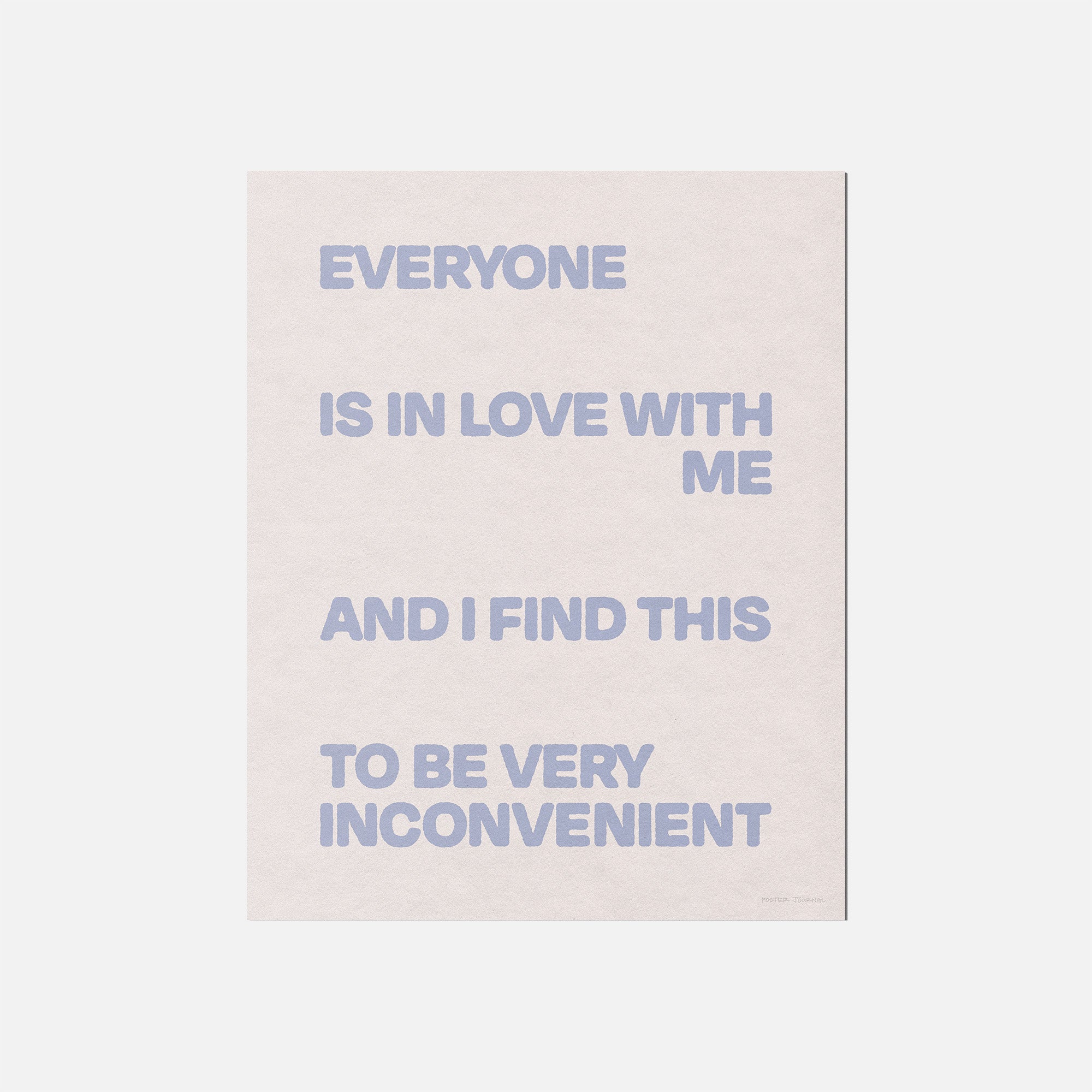 INCONVENIENT PRINT