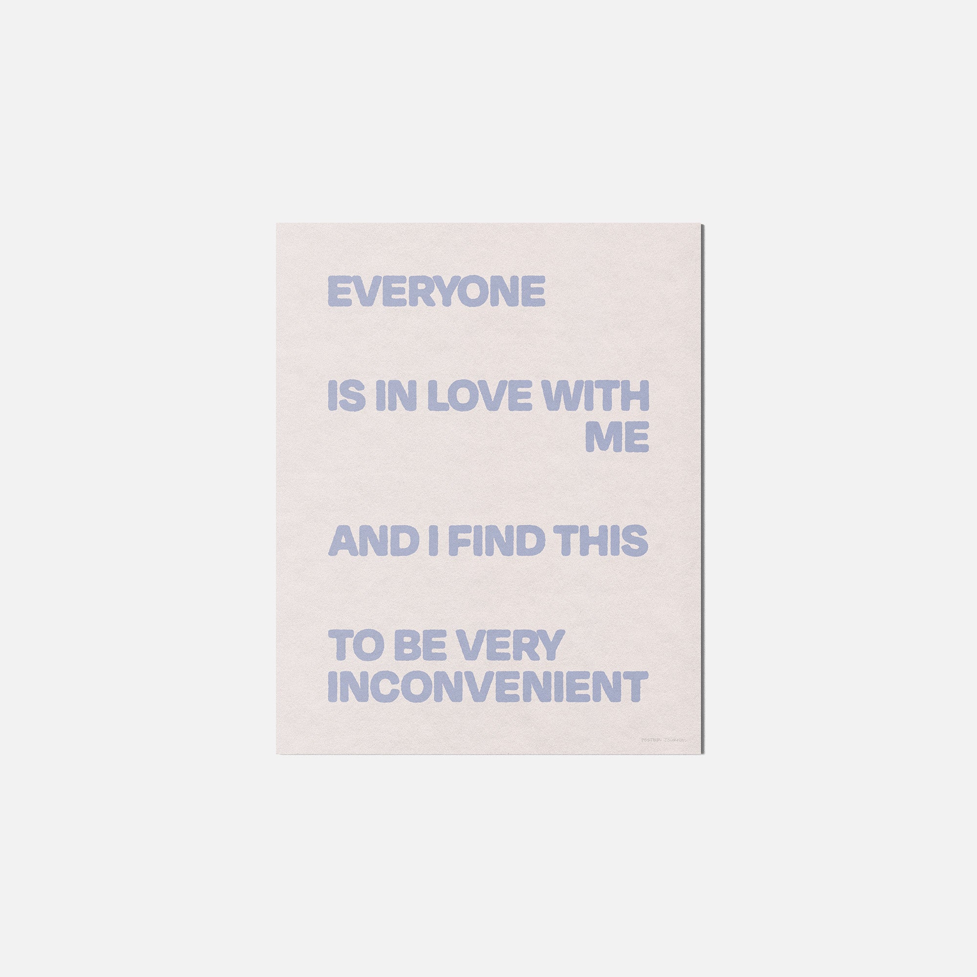 INCONVENIENT PRINT