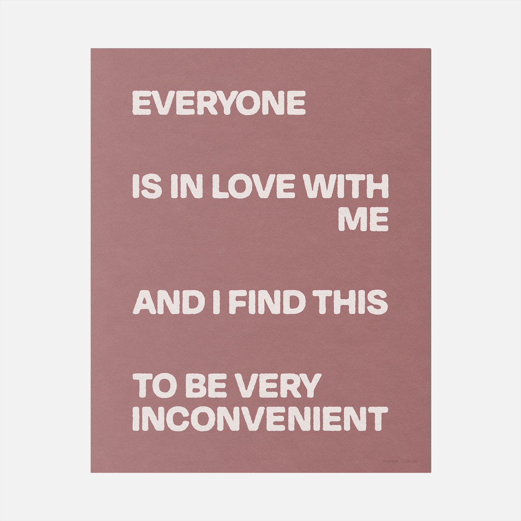 INCONVENIENT PRINT