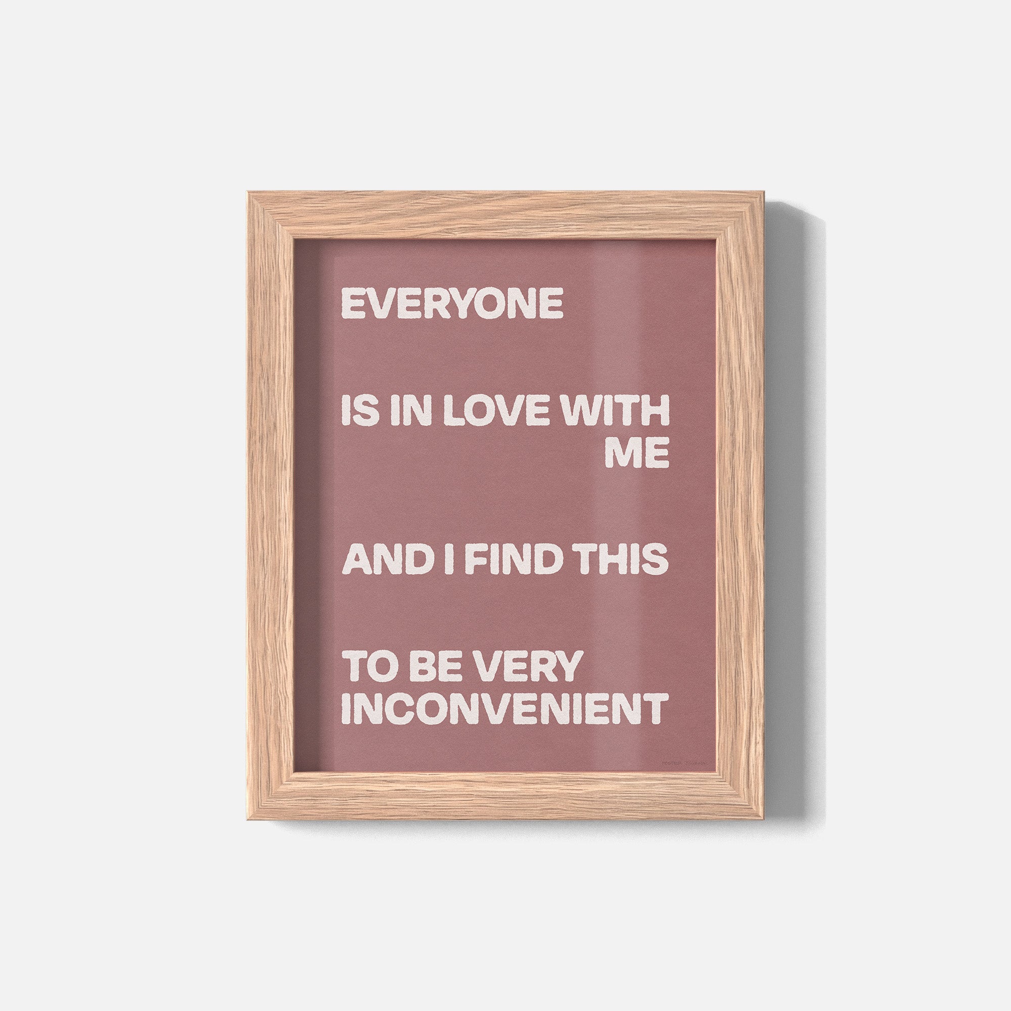 INCONVENIENT PRINT