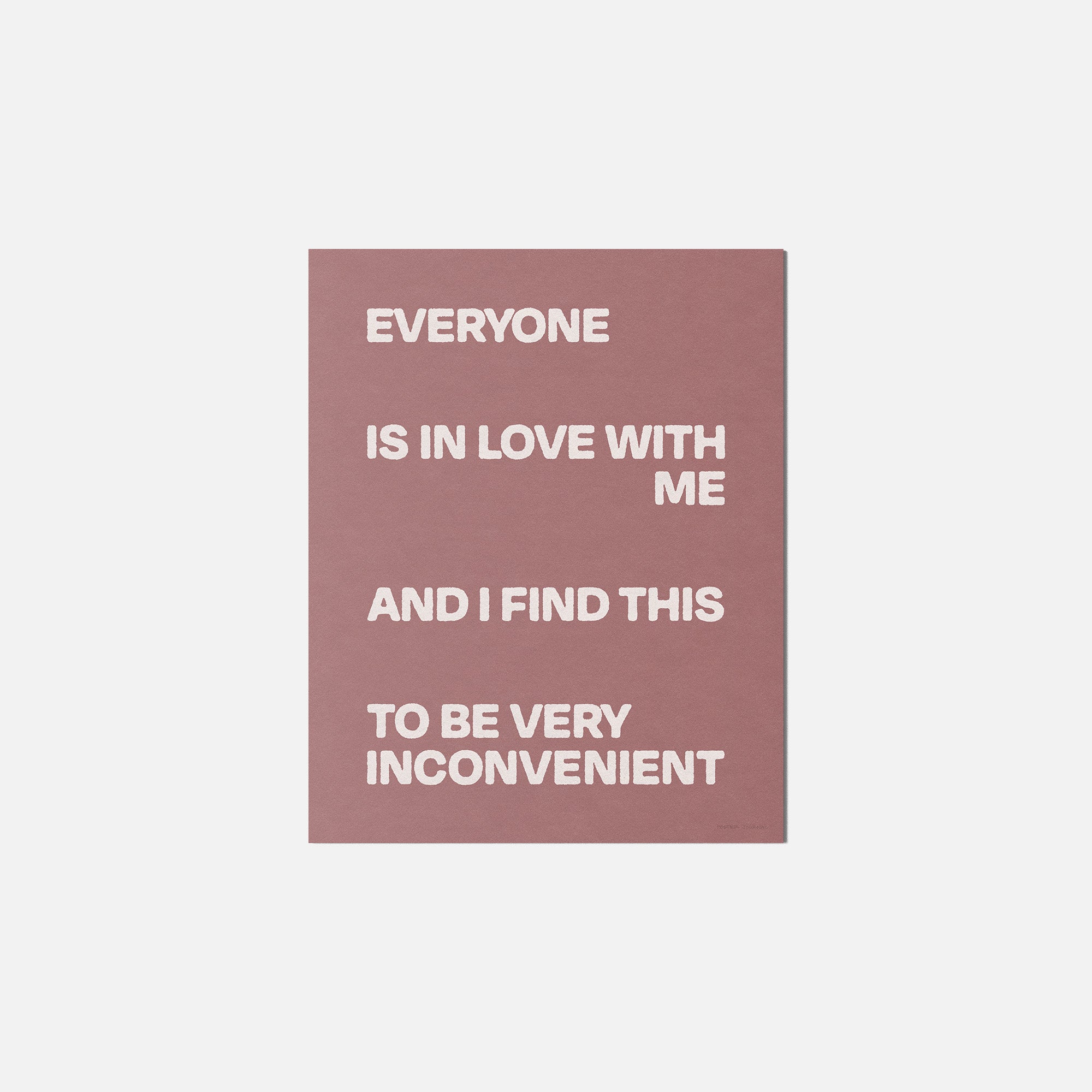 INCONVENIENT PRINT
