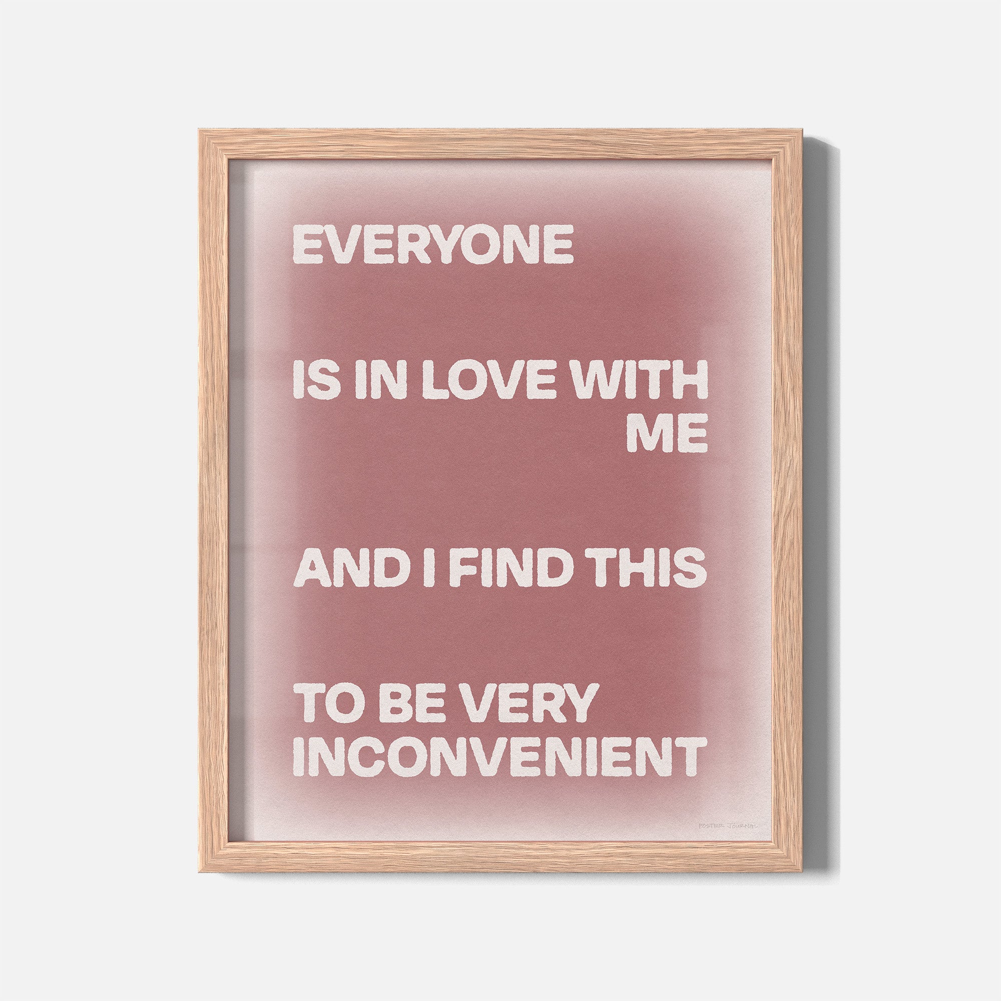 INCONVENIENT PRINT