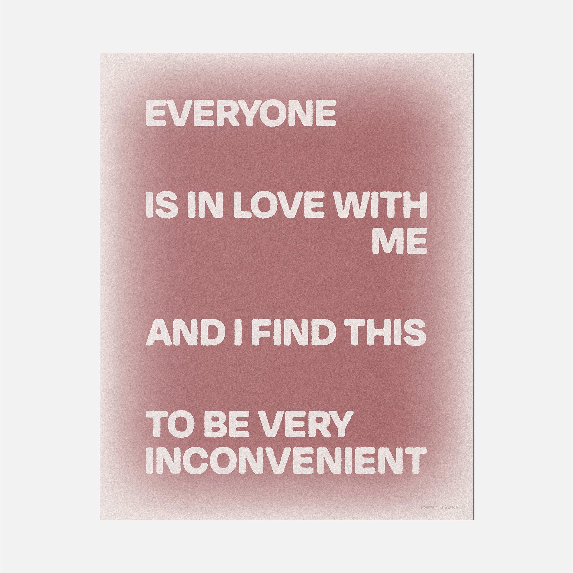 INCONVENIENT PRINT