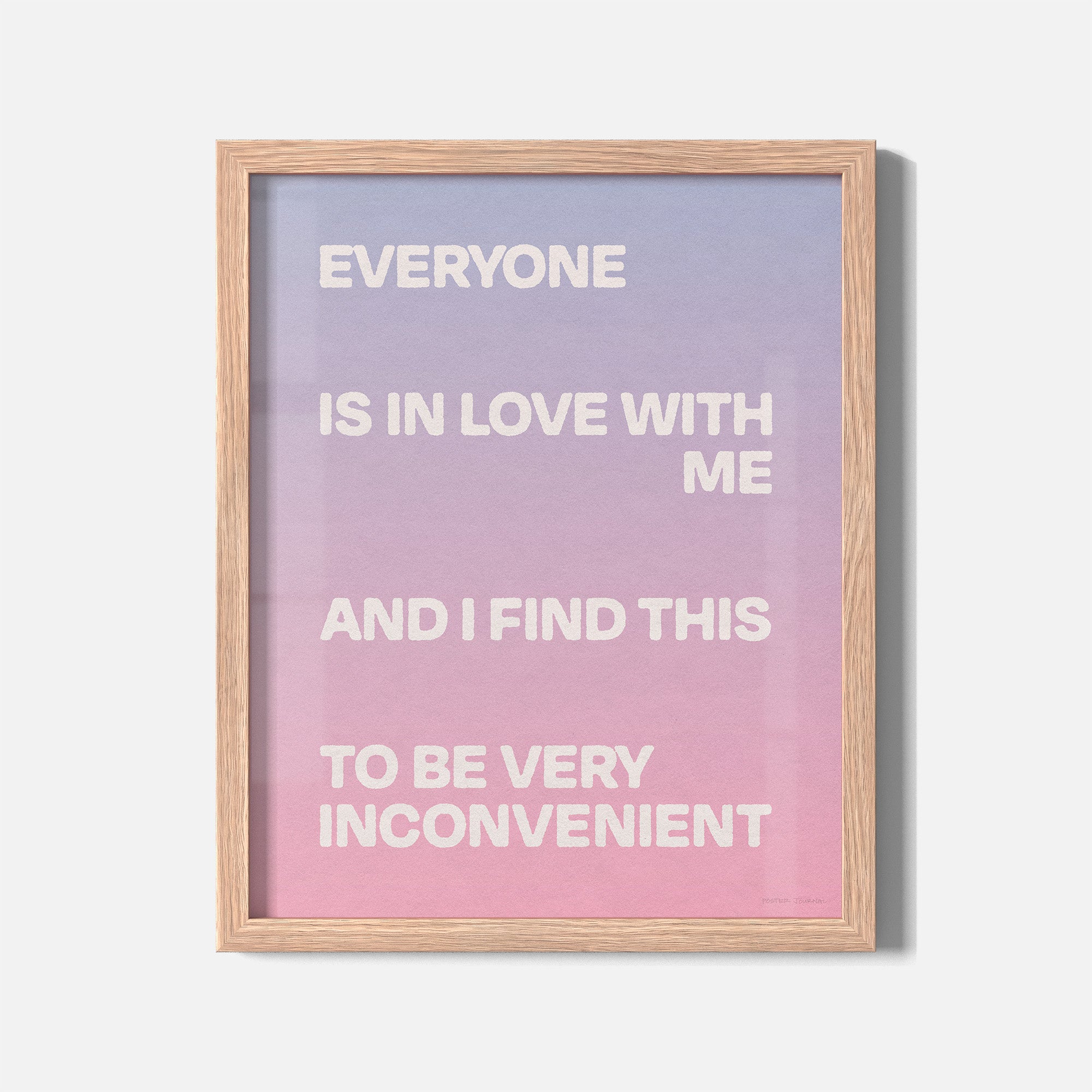 INCONVENIENT PRINT