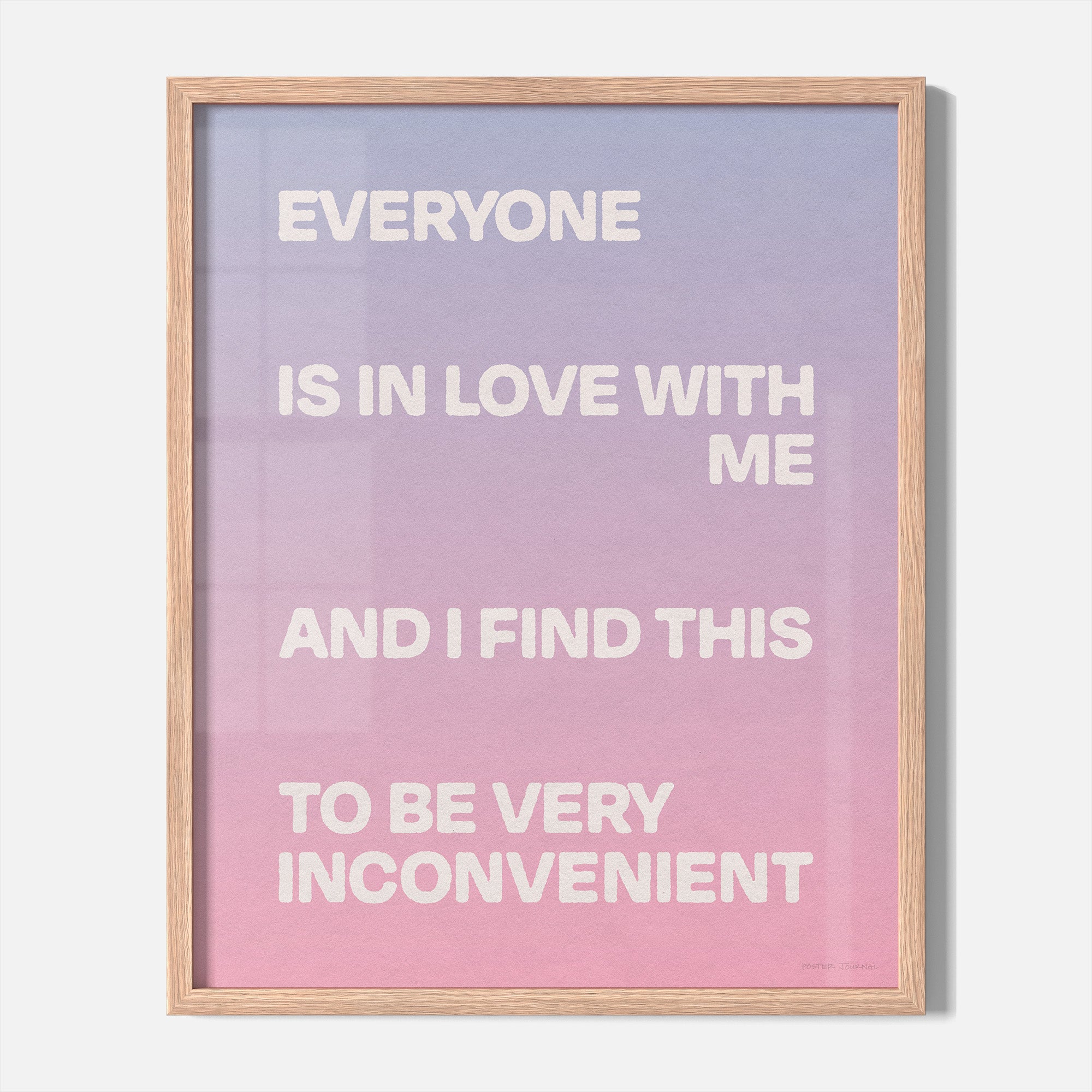 INCONVENIENT PRINT