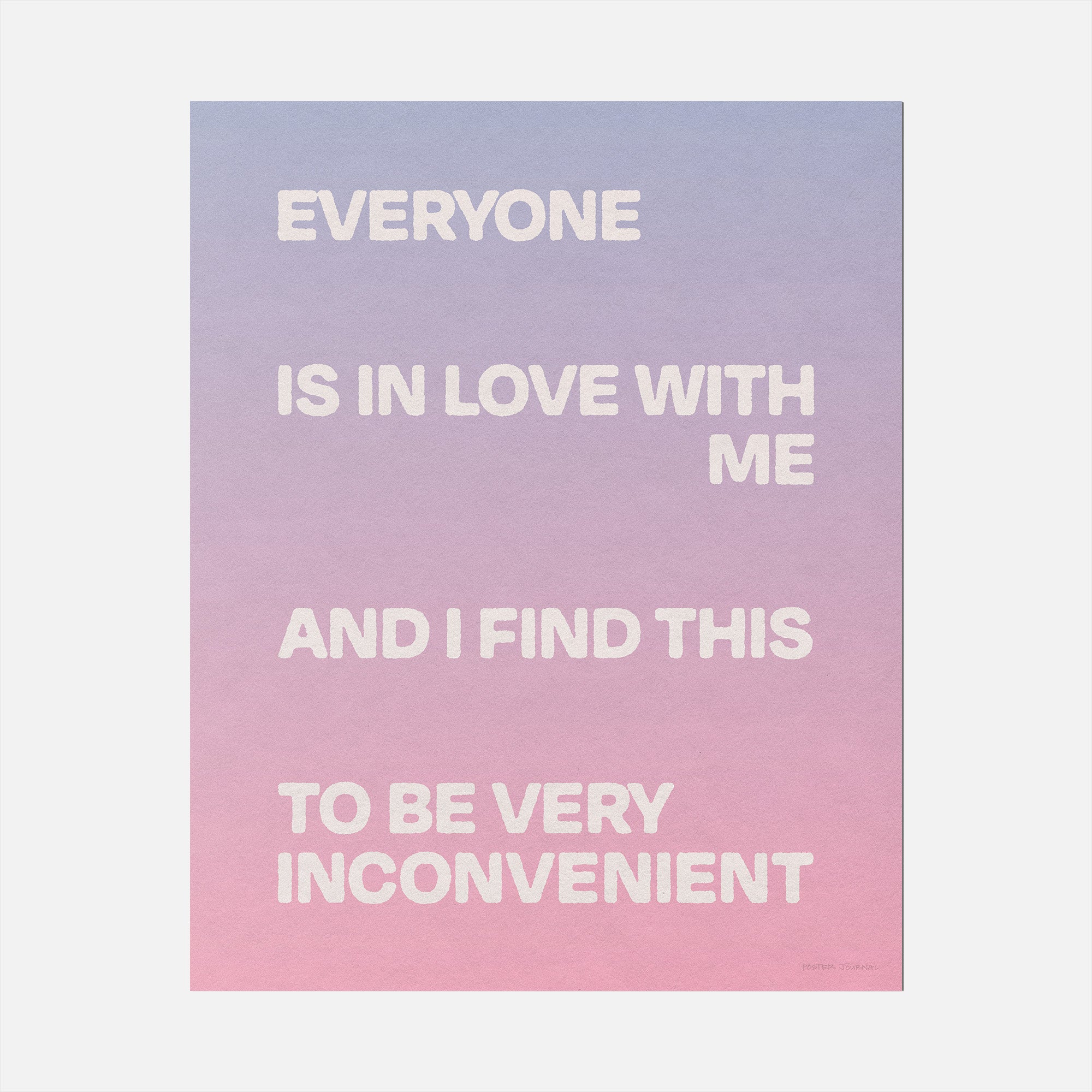 INCONVENIENT PRINT