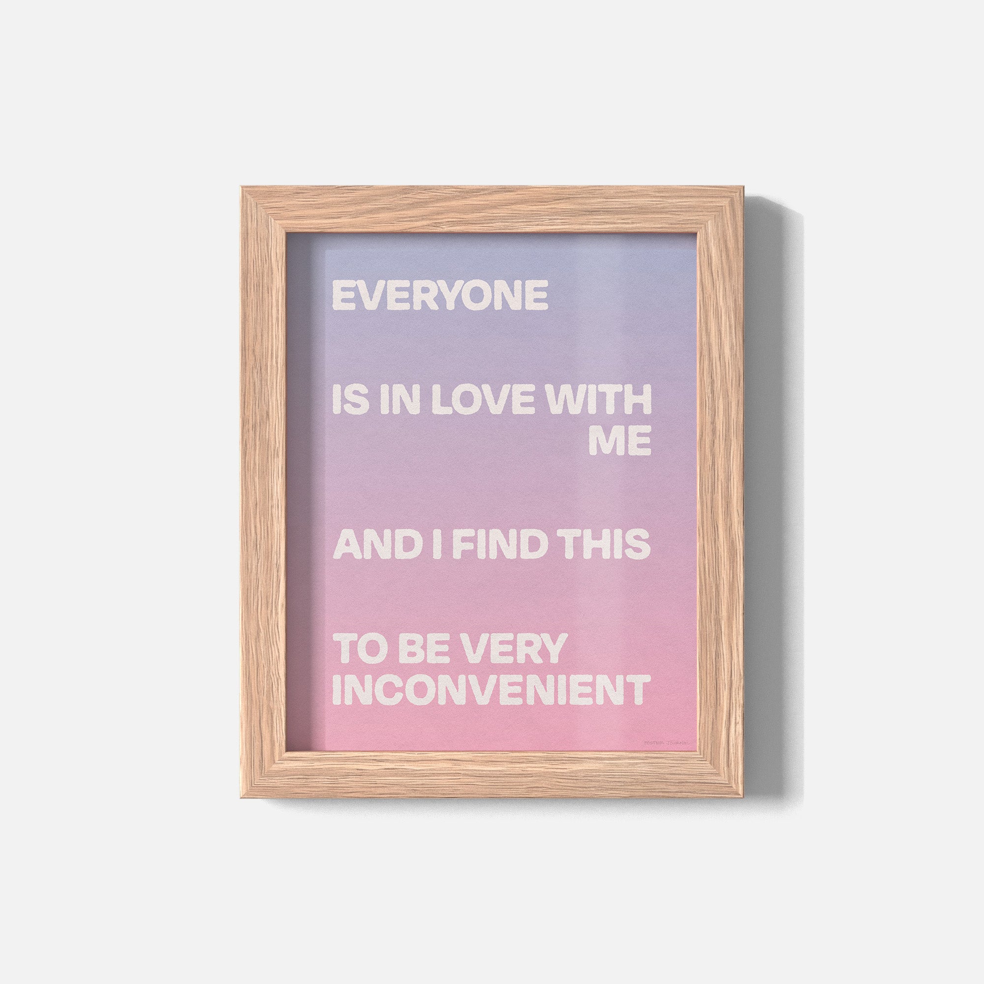 INCONVENIENT PRINT
