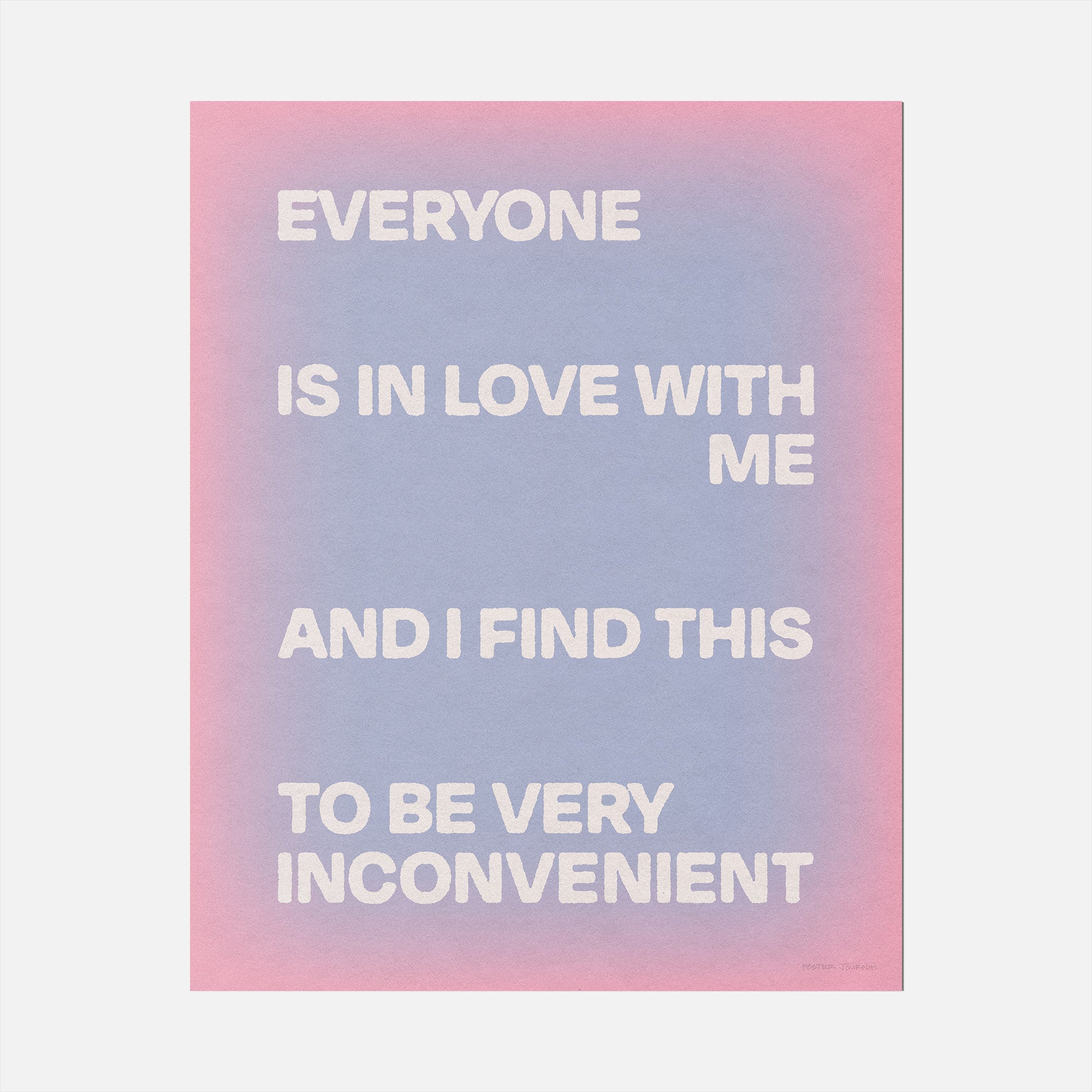 INCONVENIENT PRINT