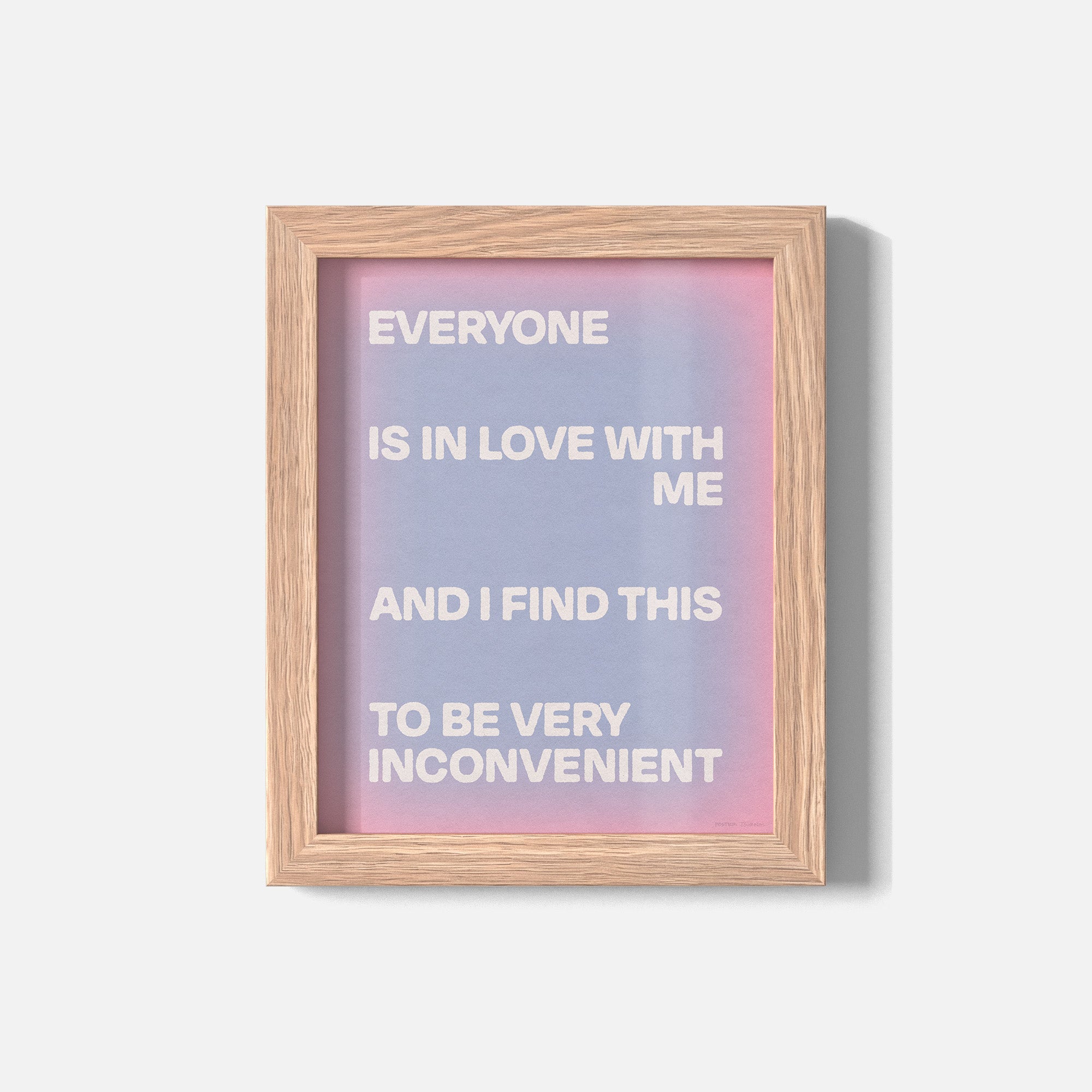 INCONVENIENT PRINT