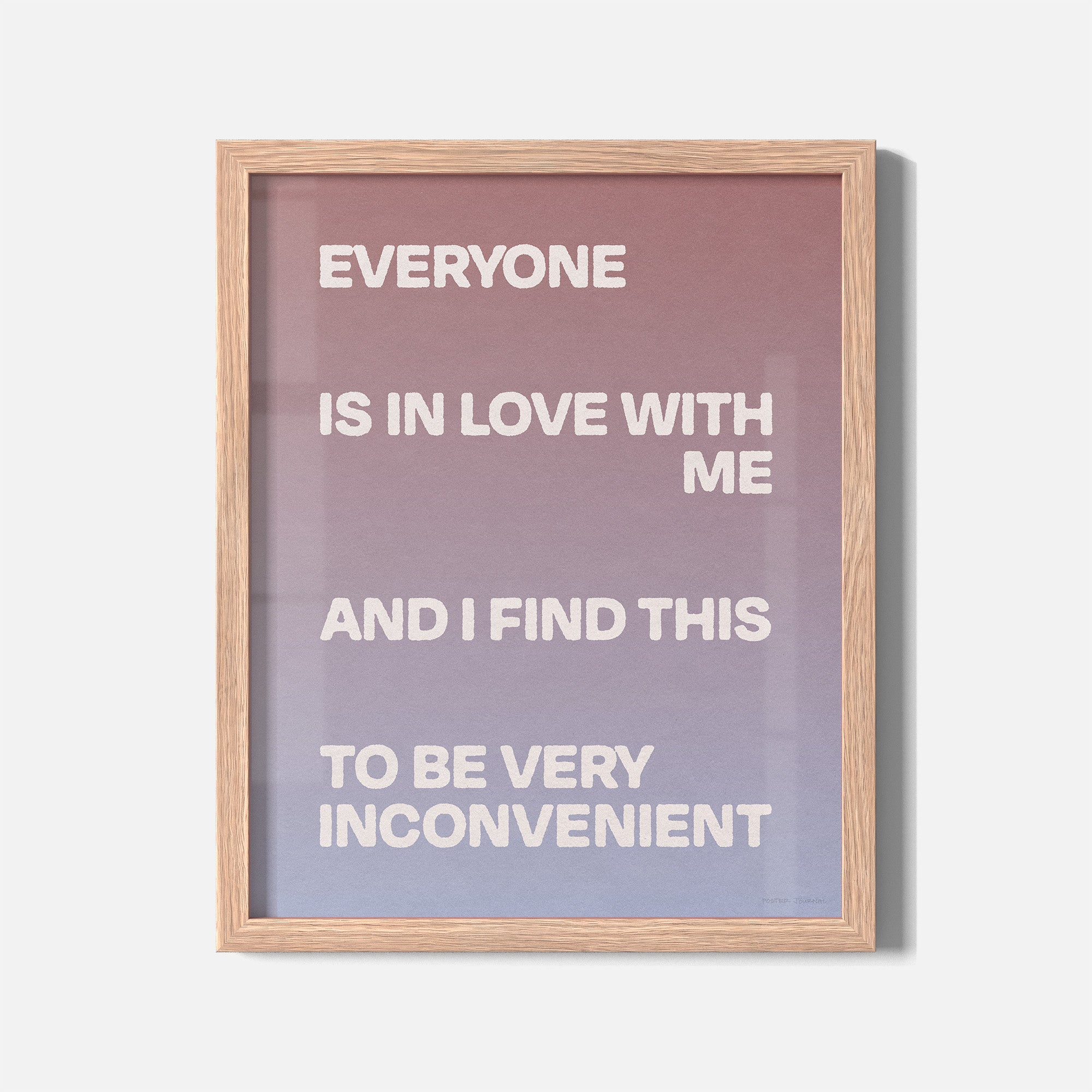 INCONVENIENT PRINT
