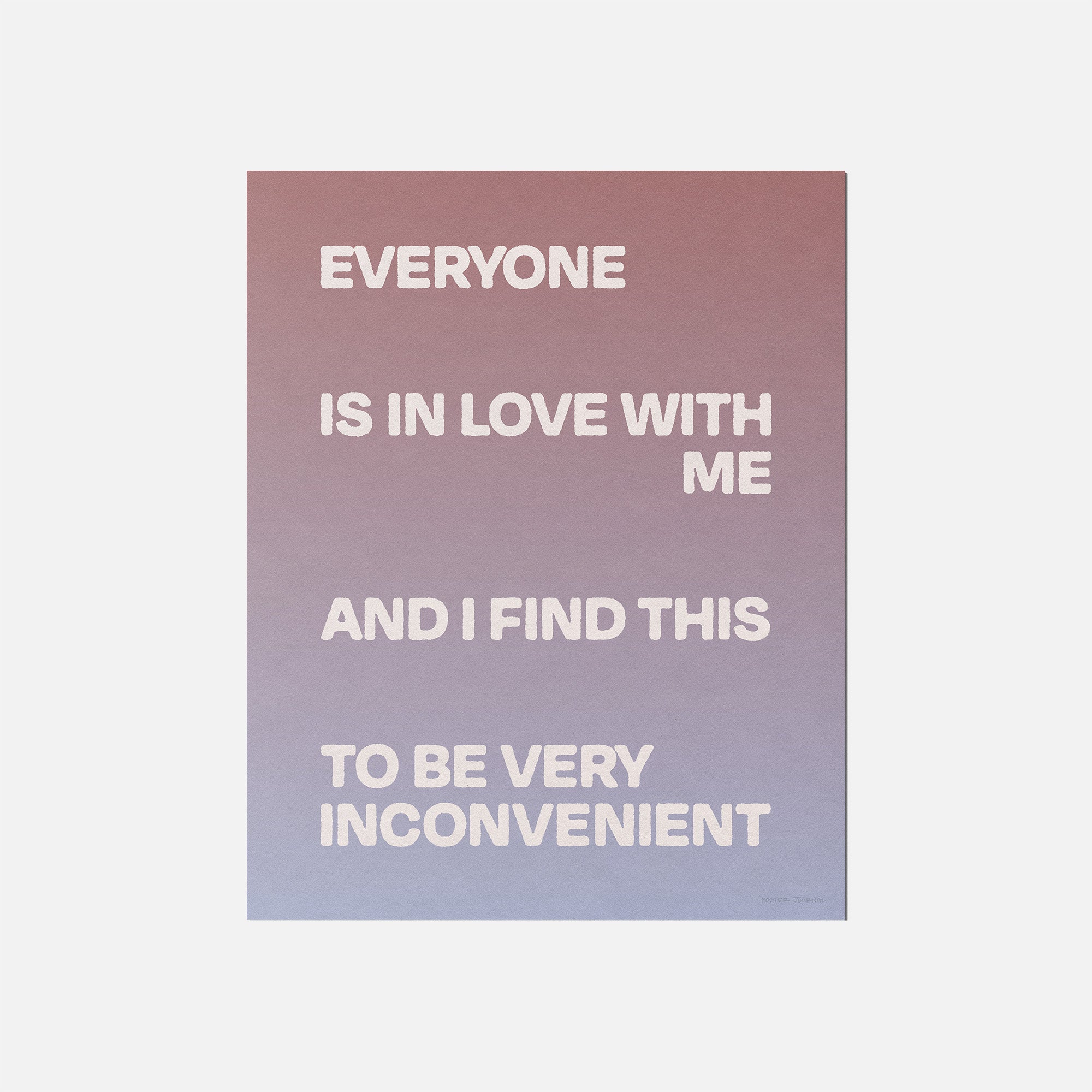 INCONVENIENT PRINT