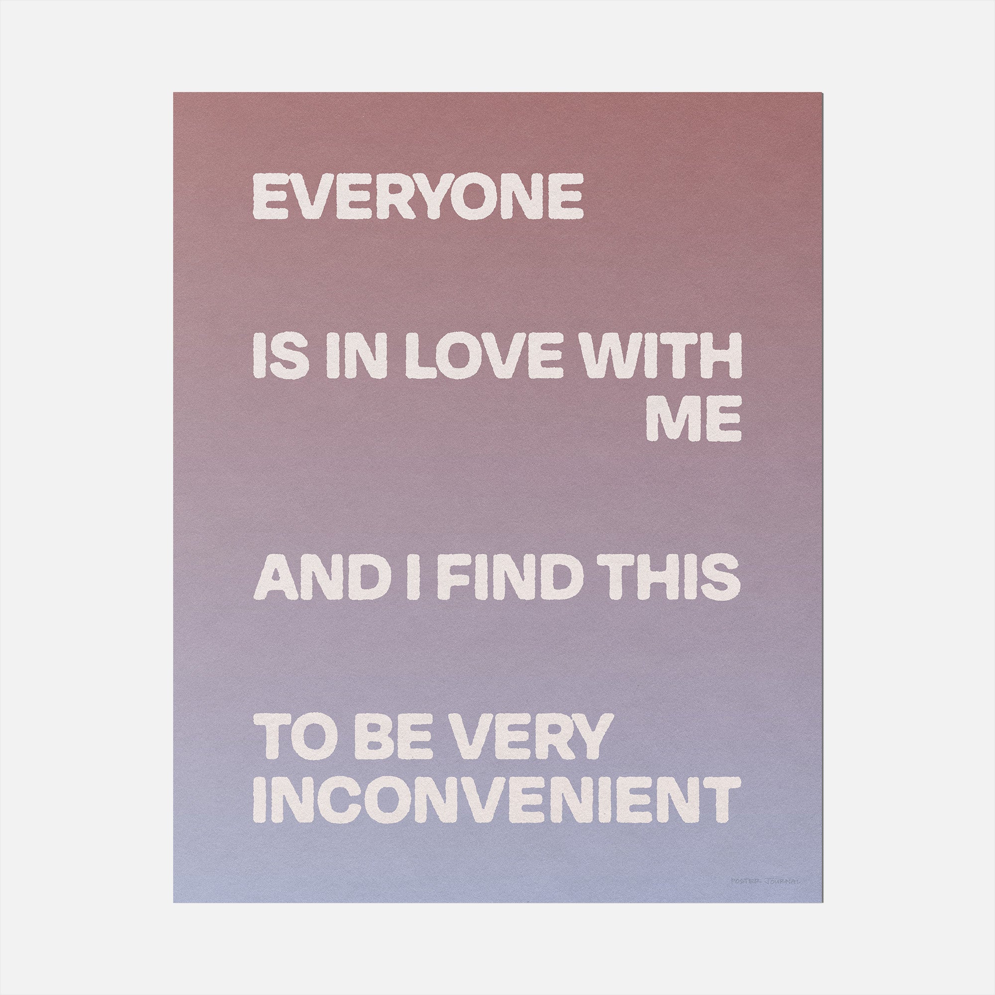 INCONVENIENT PRINT
