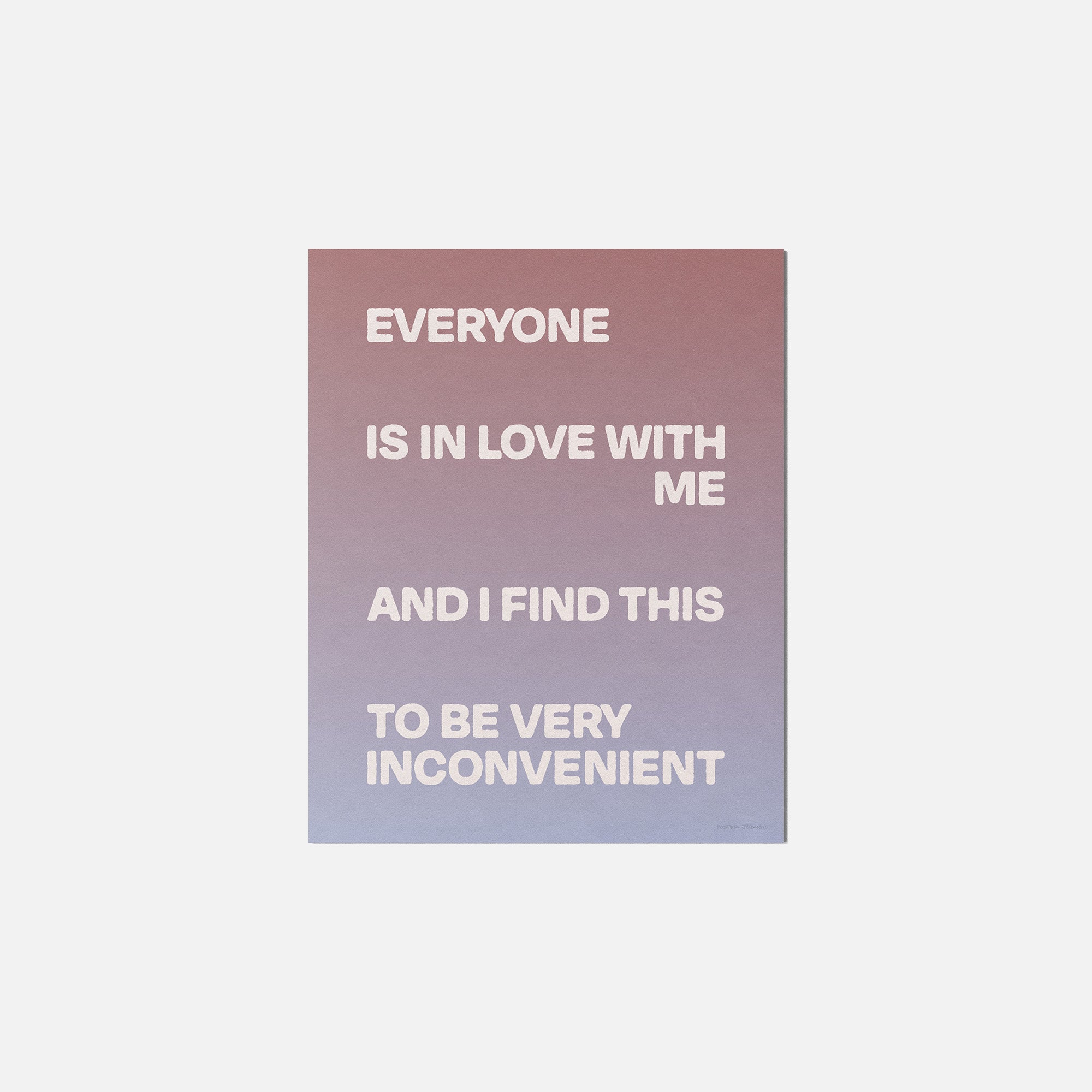 INCONVENIENT PRINT