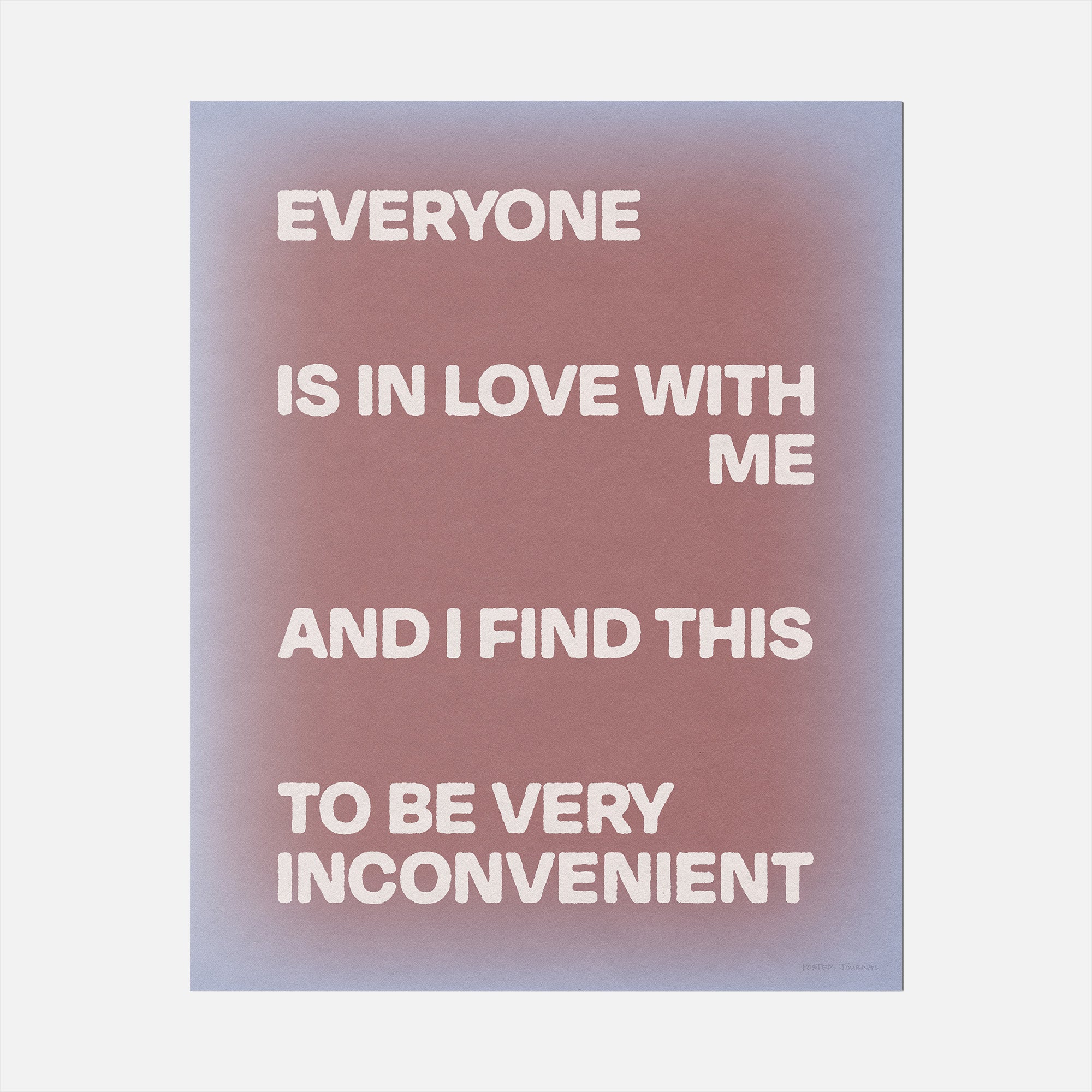 INCONVENIENT PRINT