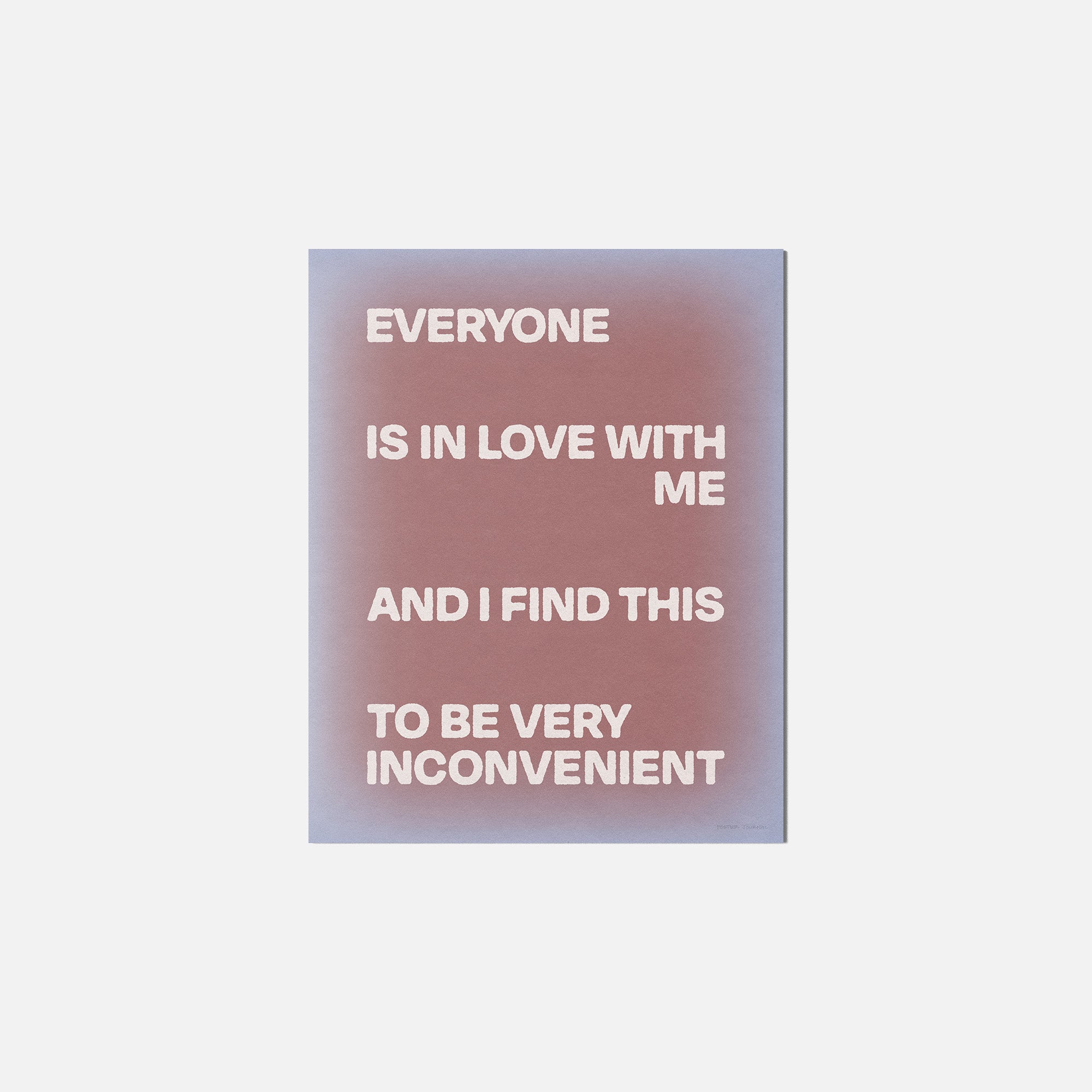 INCONVENIENT PRINT