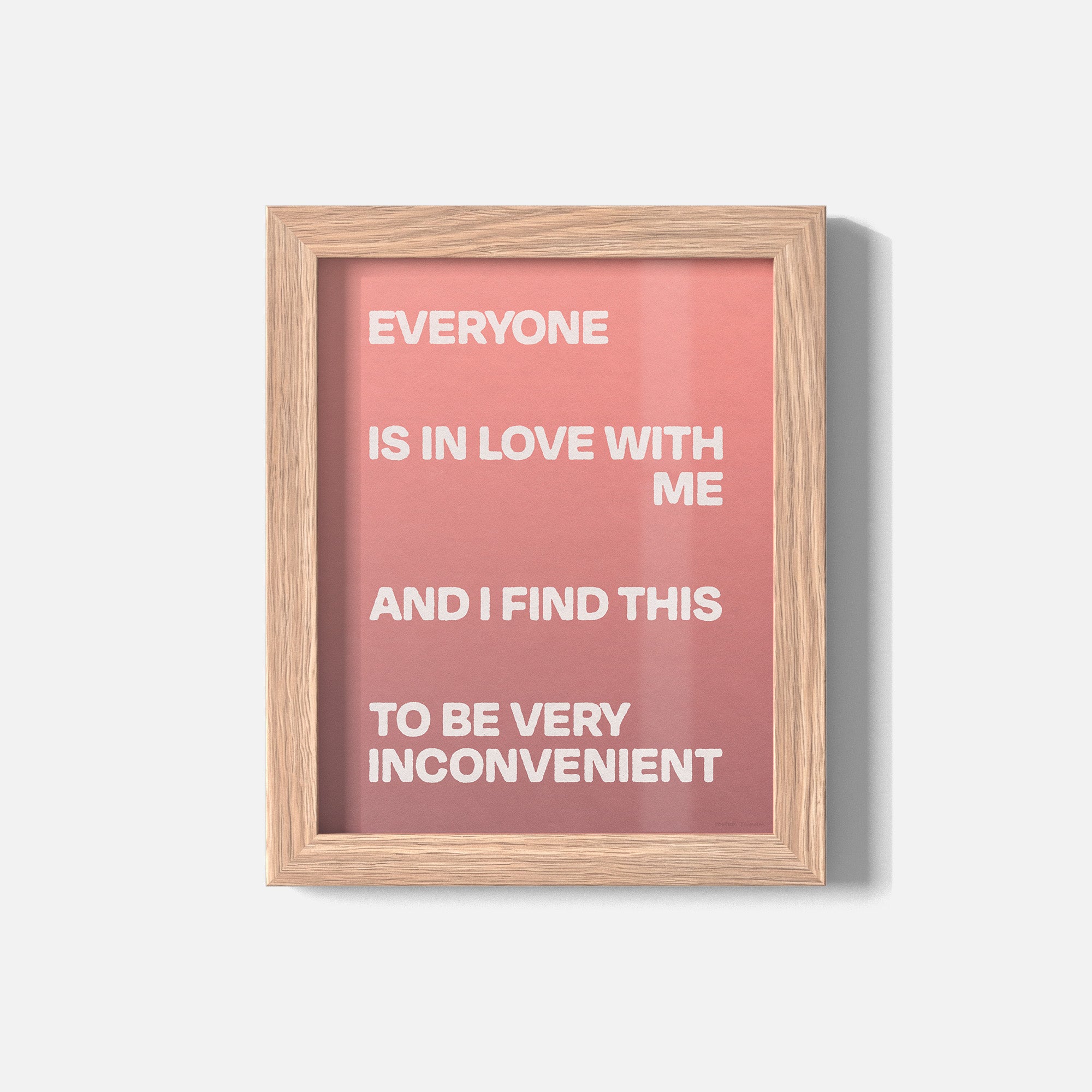 INCONVENIENT PRINT