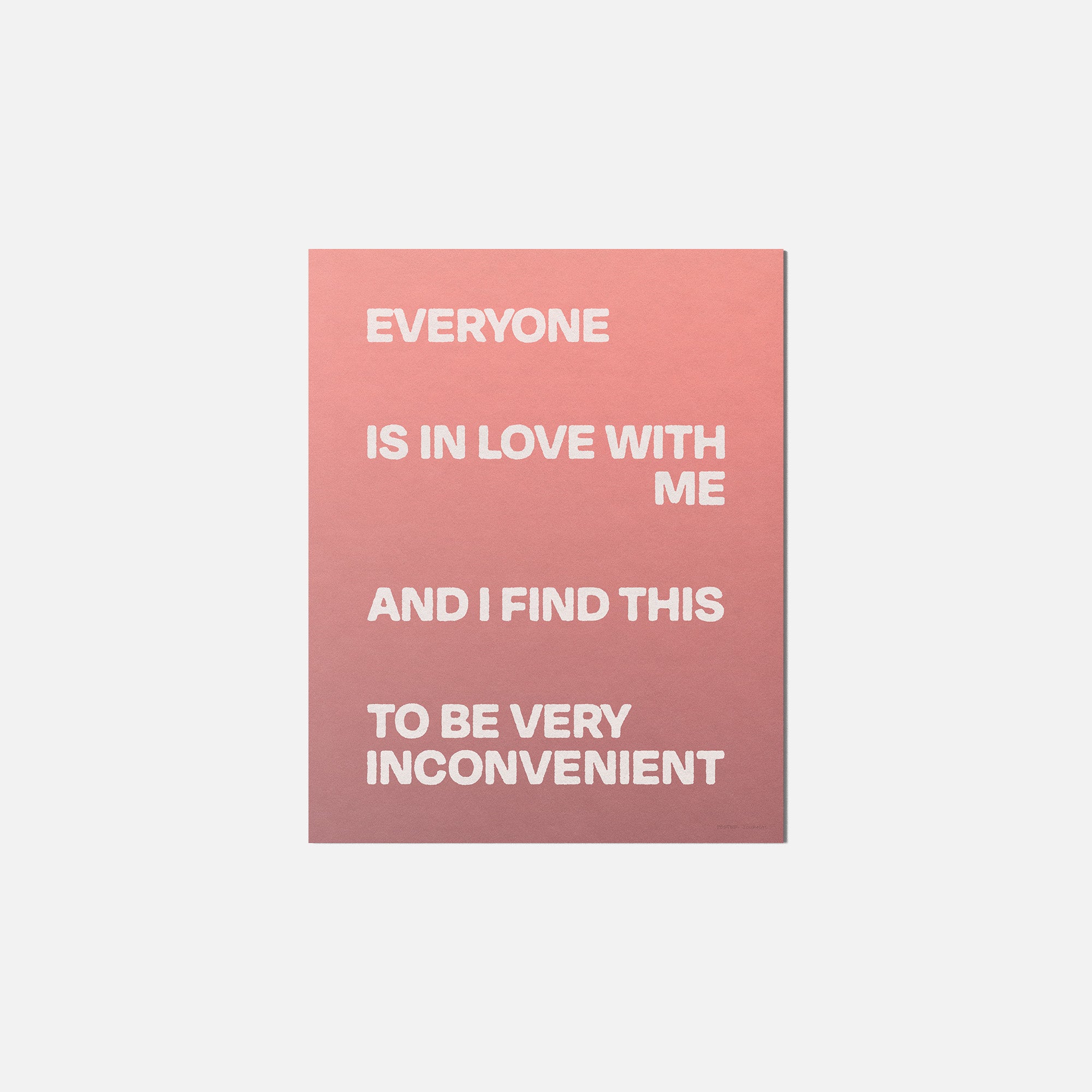 INCONVENIENT PRINT