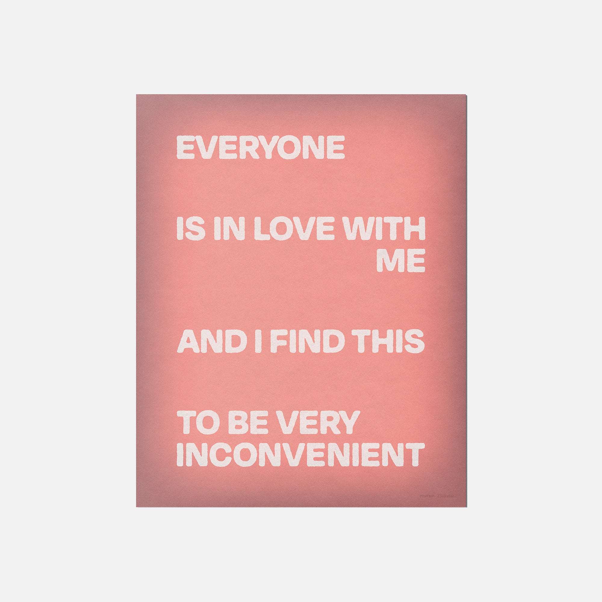 INCONVENIENT PRINT