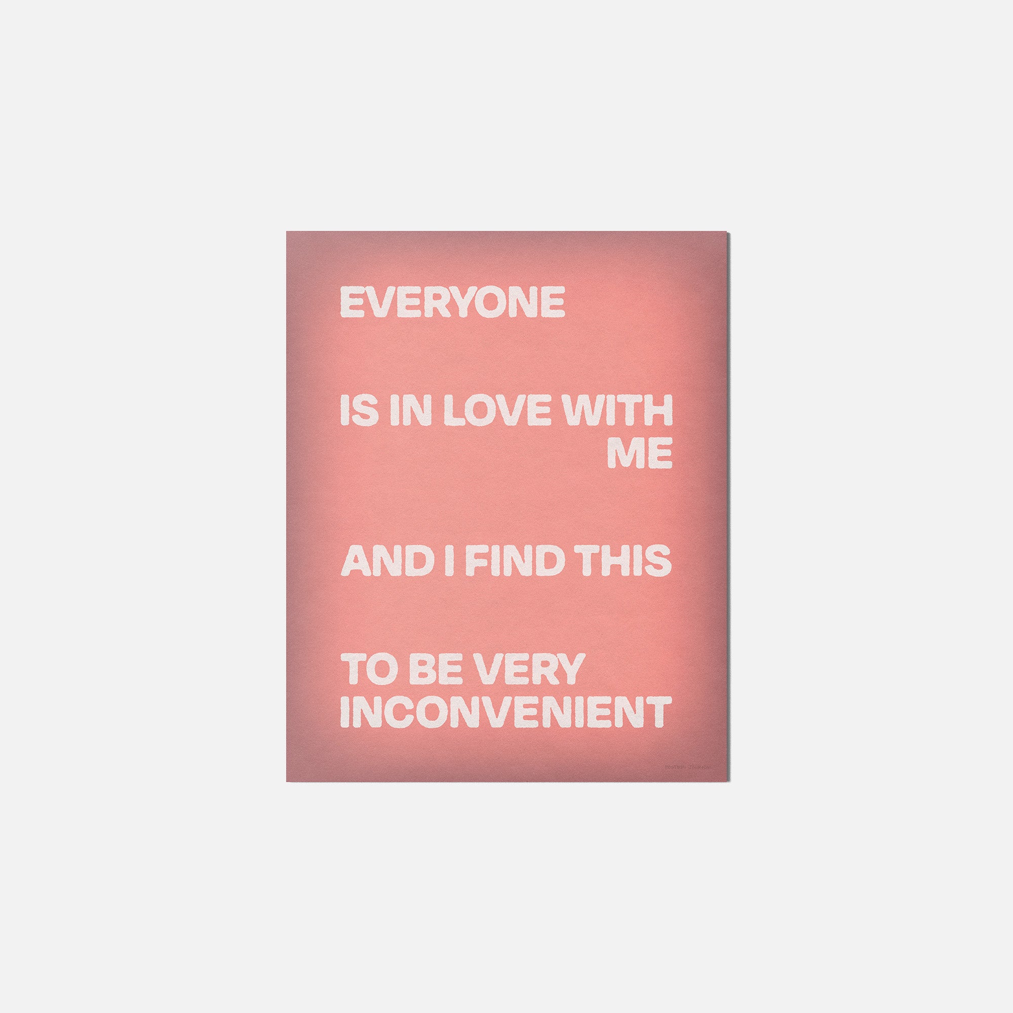 INCONVENIENT PRINT