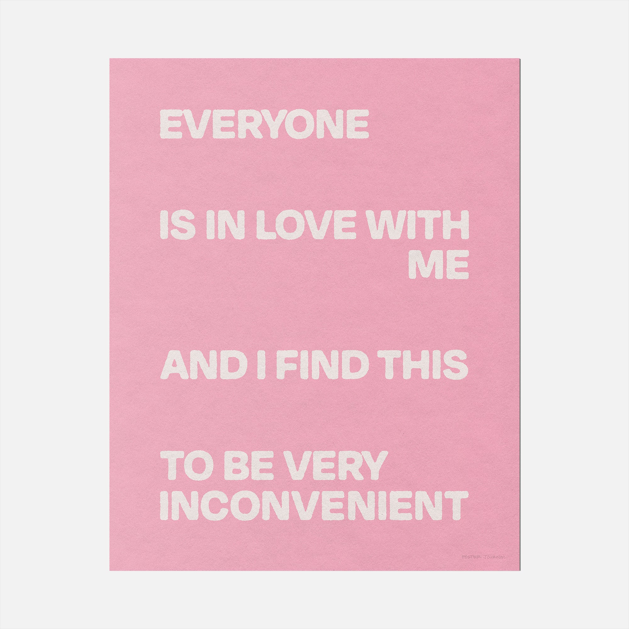 INCONVENIENT PRINT