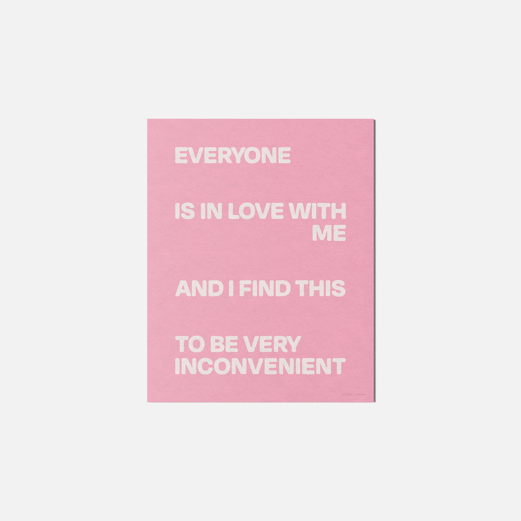 INCONVENIENT PRINT