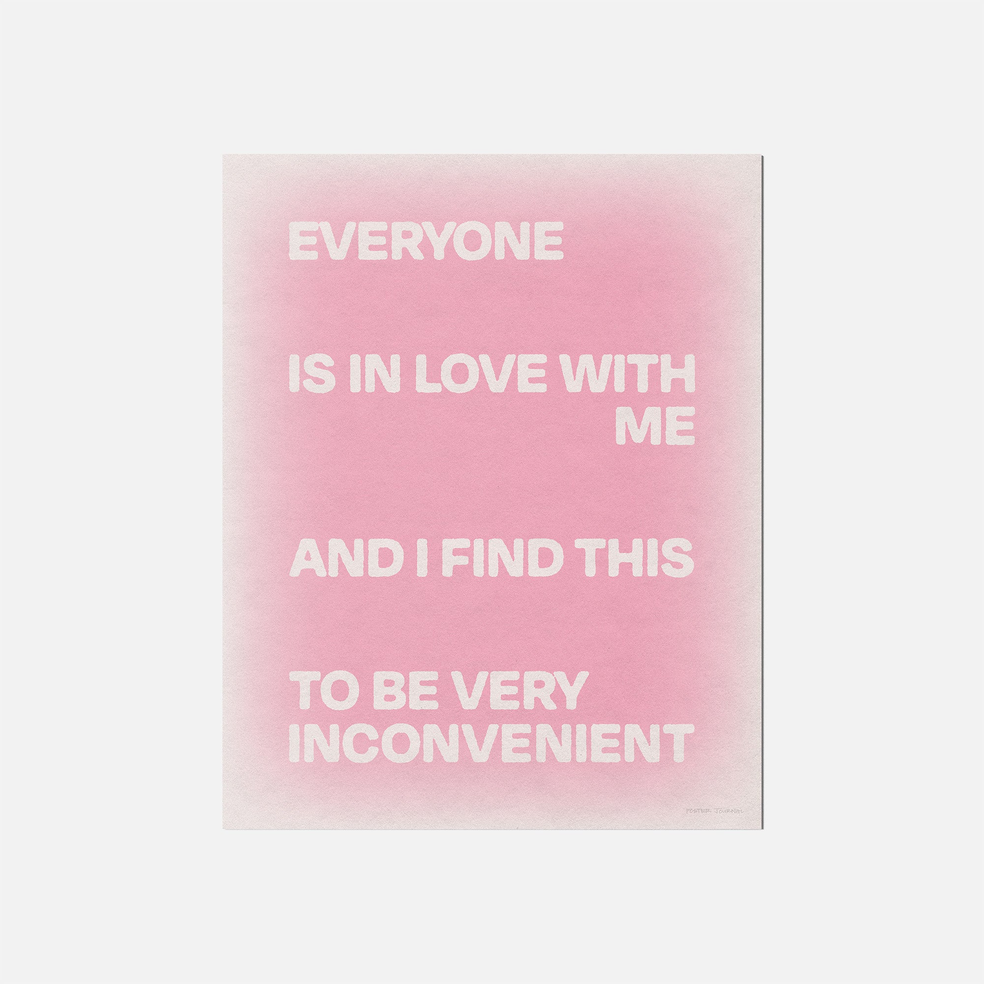 INCONVENIENT PRINT
