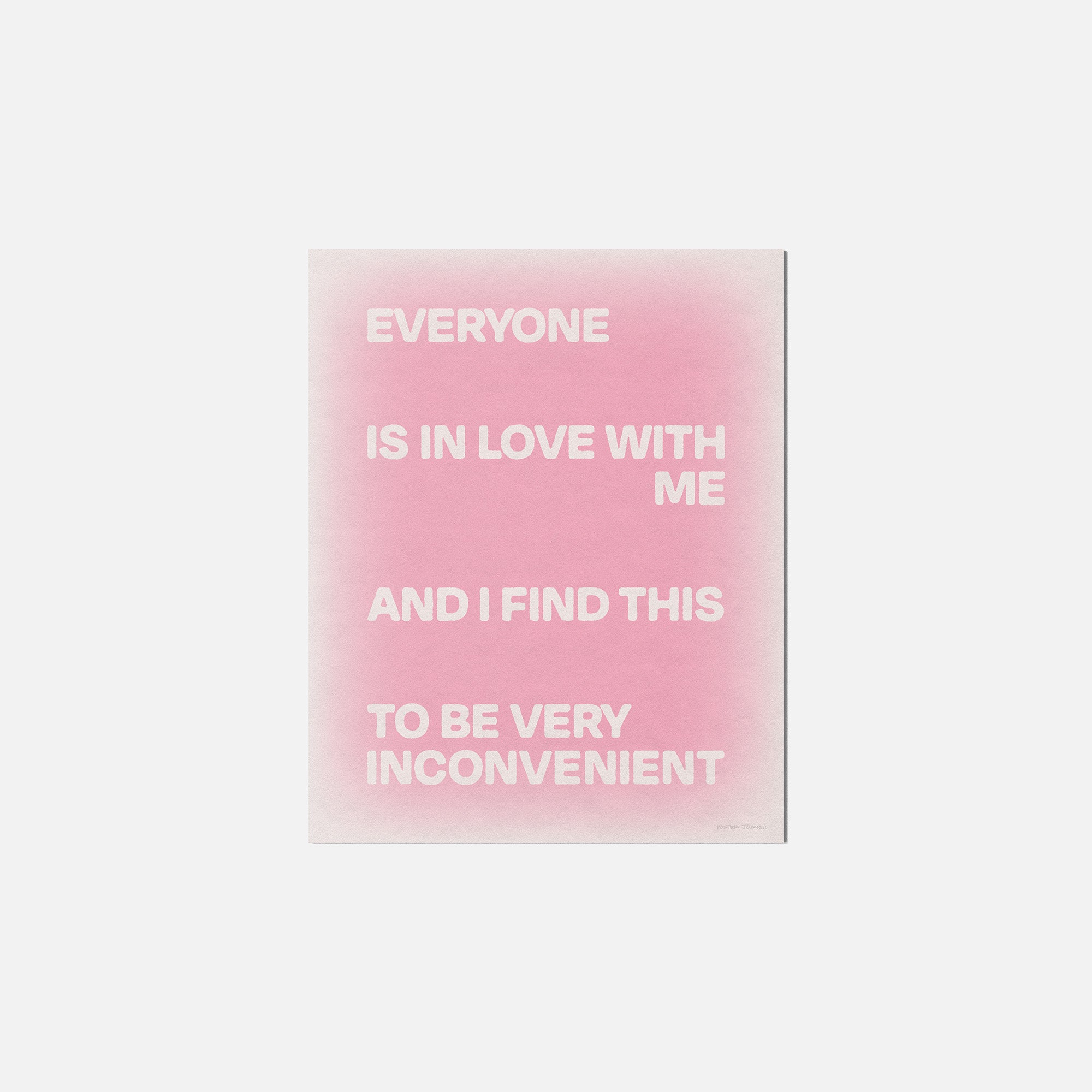 INCONVENIENT PRINT