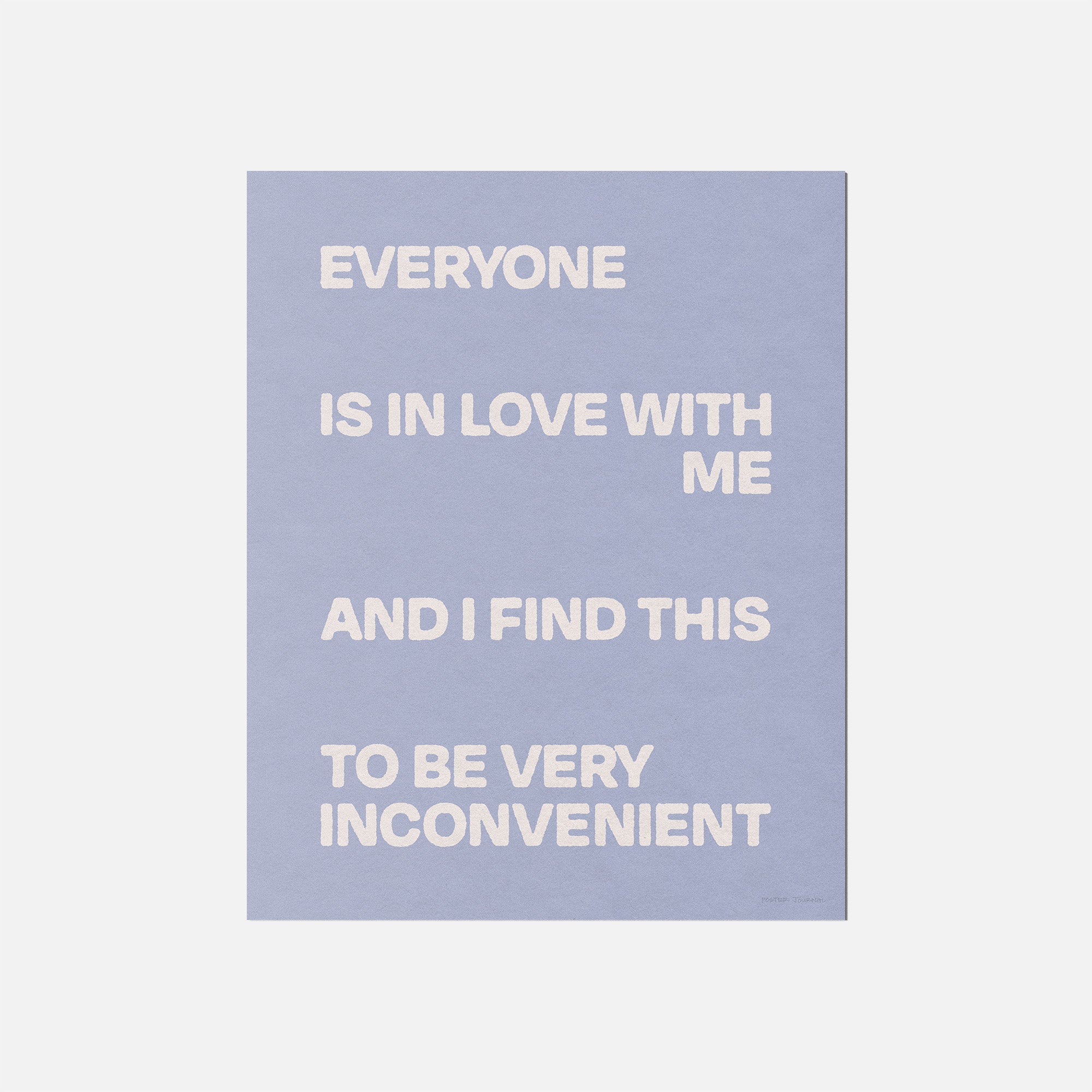 INCONVENIENT PRINT