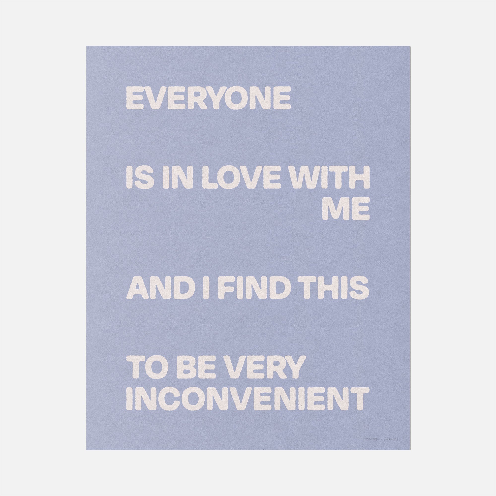 INCONVENIENT PRINT