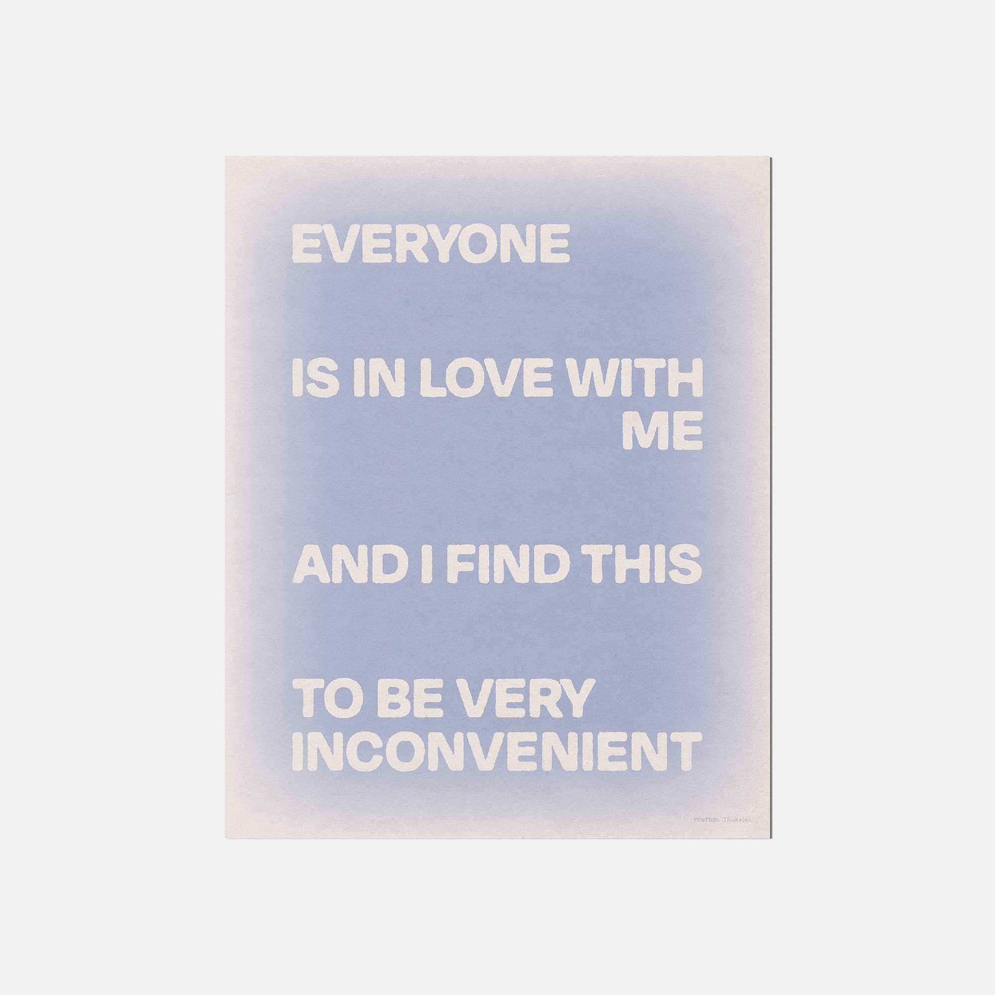 INCONVENIENT PRINT