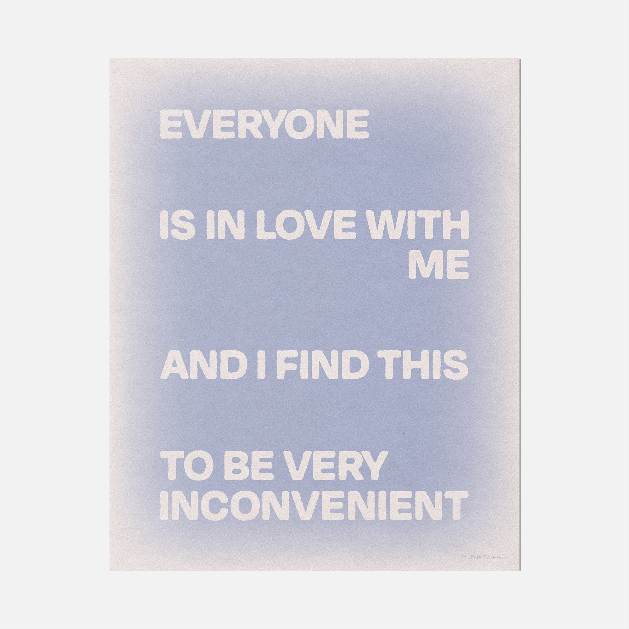 INCONVENIENT PRINT