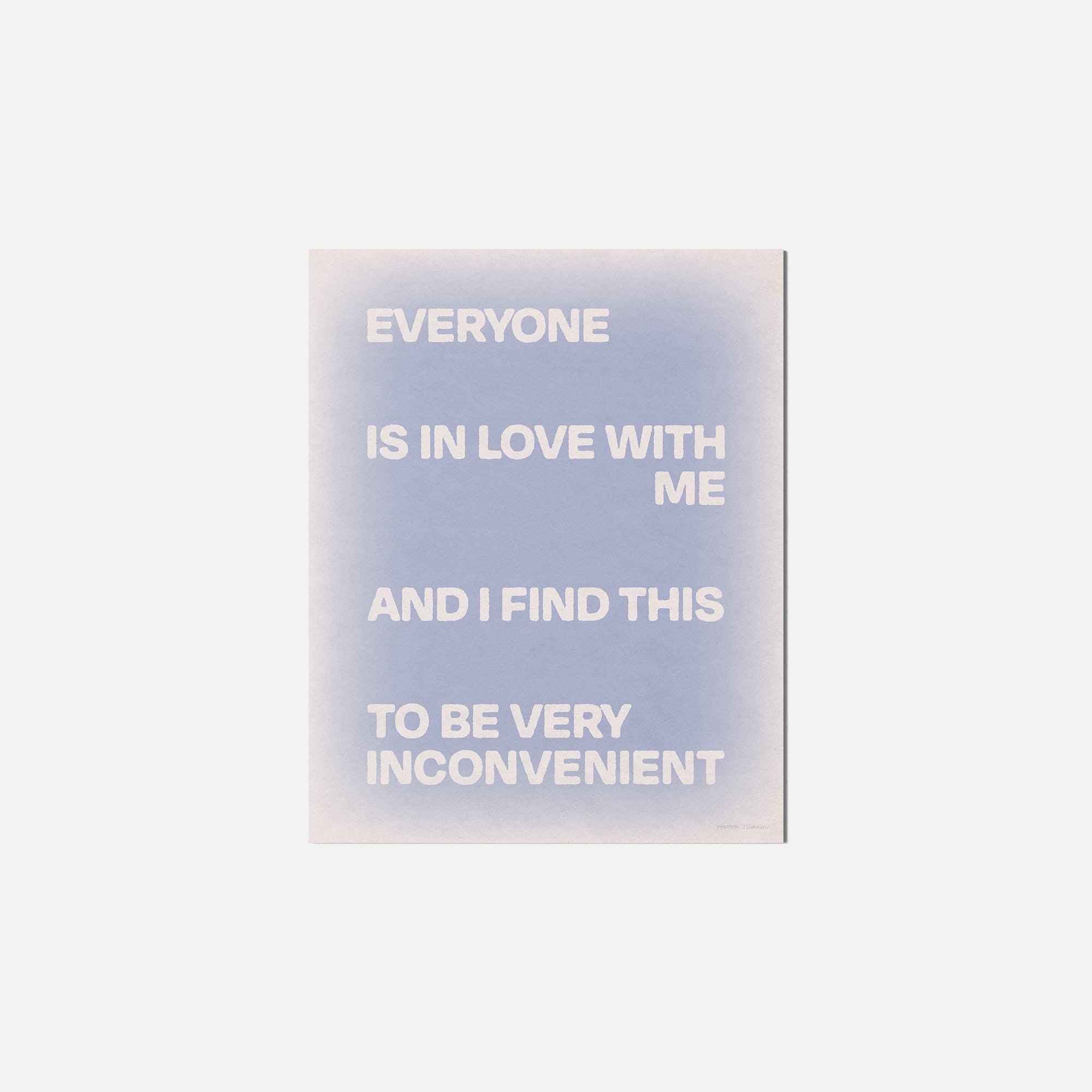 INCONVENIENT PRINT