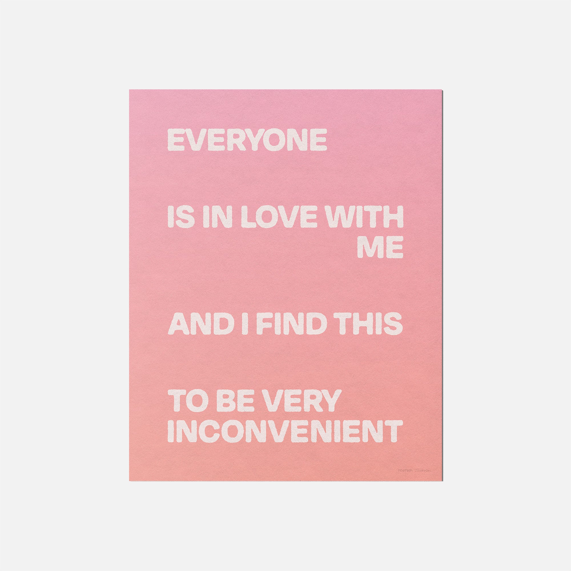 INCONVENIENT PRINT